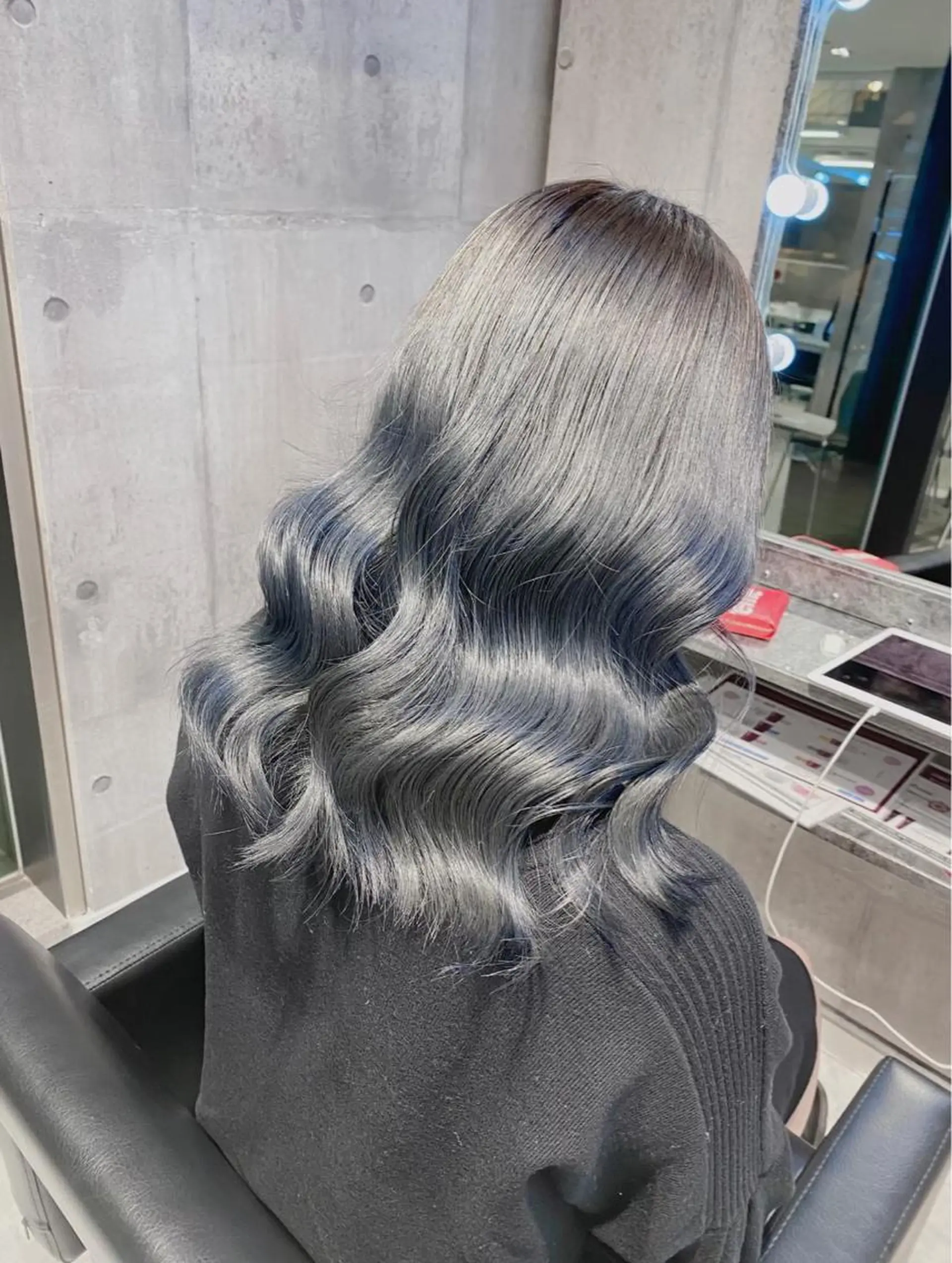 セミロング カラー セミロングパーマ ブリーチ ハイトーンカラー 外国人風カラー 韓国風ヘア メンズ特化/パーマ/ 骨格矯正カット/真人のヘアスタイル