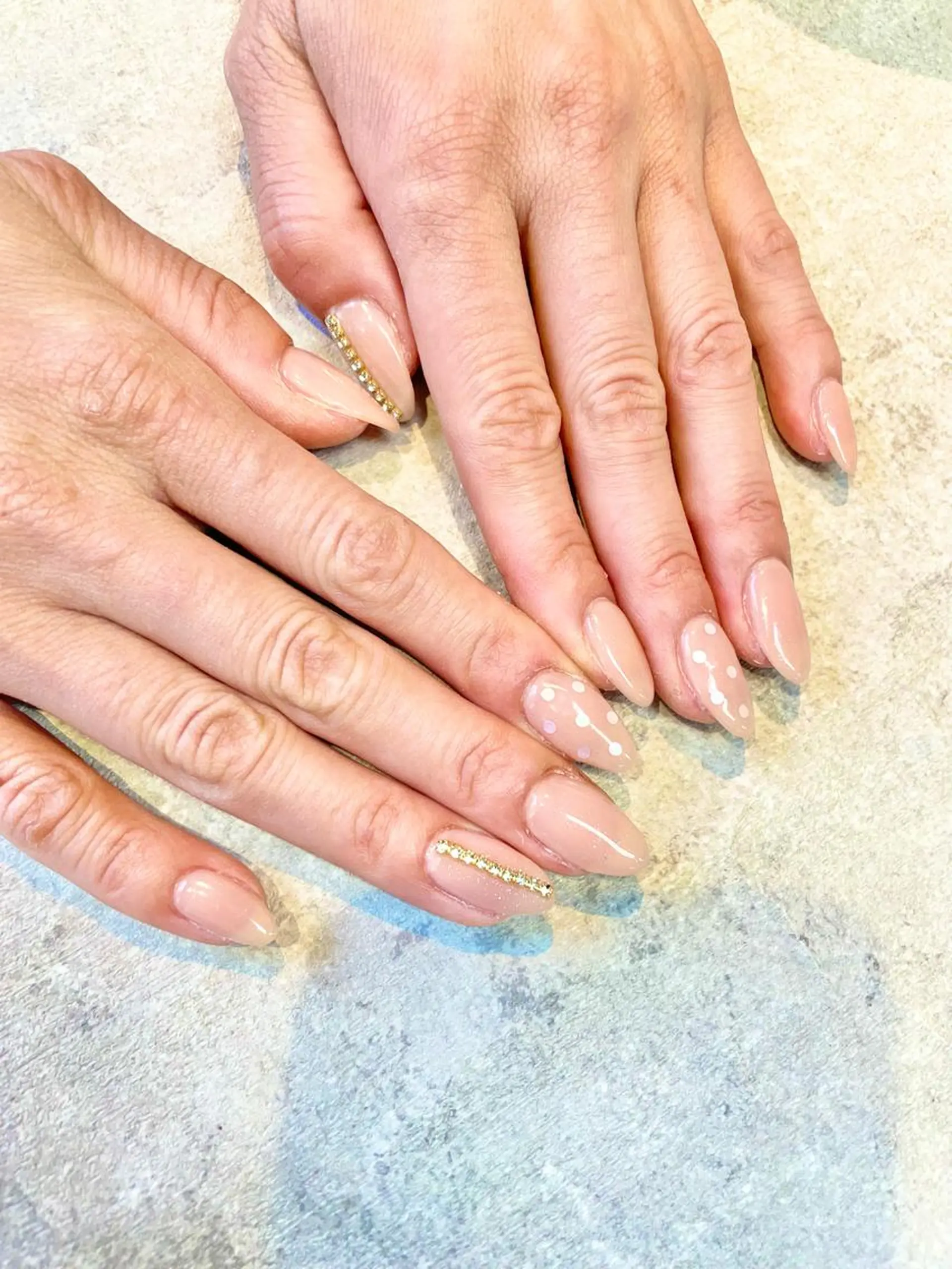 ネイル アートネイル ジェルネイル オフィスネイル ピンク ピンクベージュ ハンドネイル ハンドケア FASTNAIL PLUS 新宿店のネイルデザイン