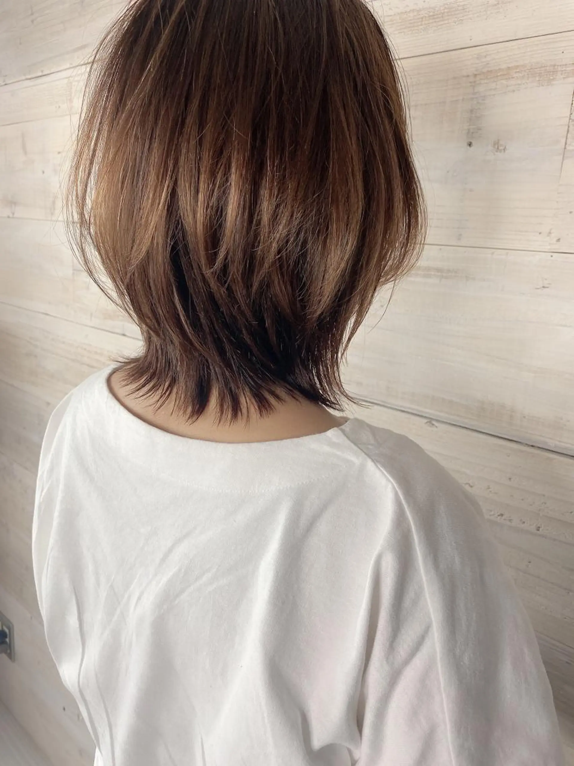 ミディアム ○HITOMI ○のヘアスタイル