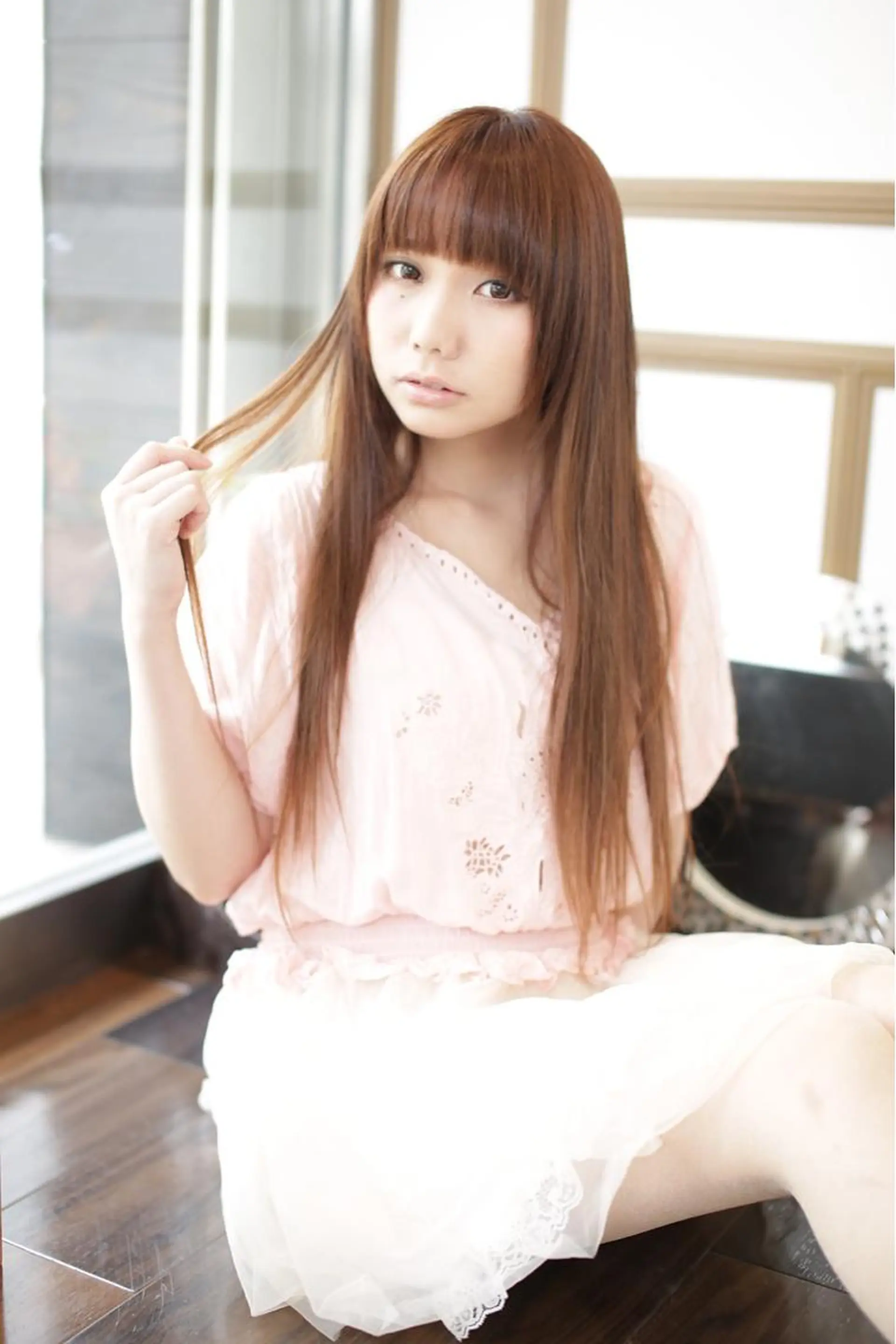 ロング カット ヘアカラー 縮毛矯正 トリートメント 髪質改善 suzukiのヘアスタイル