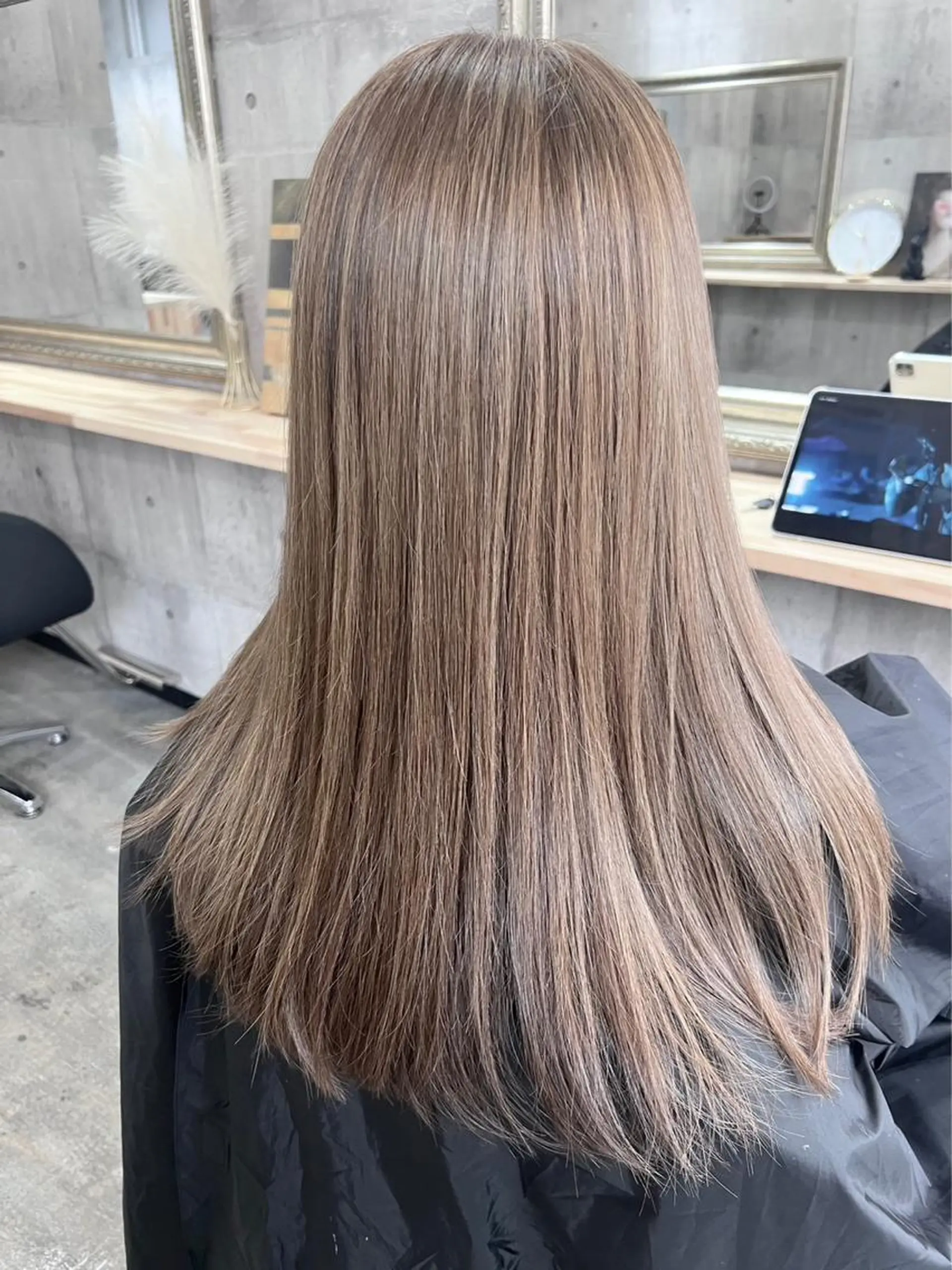 ロング カラー カット ヘアカラー トリートメント Sunny side 大名   RIOのヘアスタイル