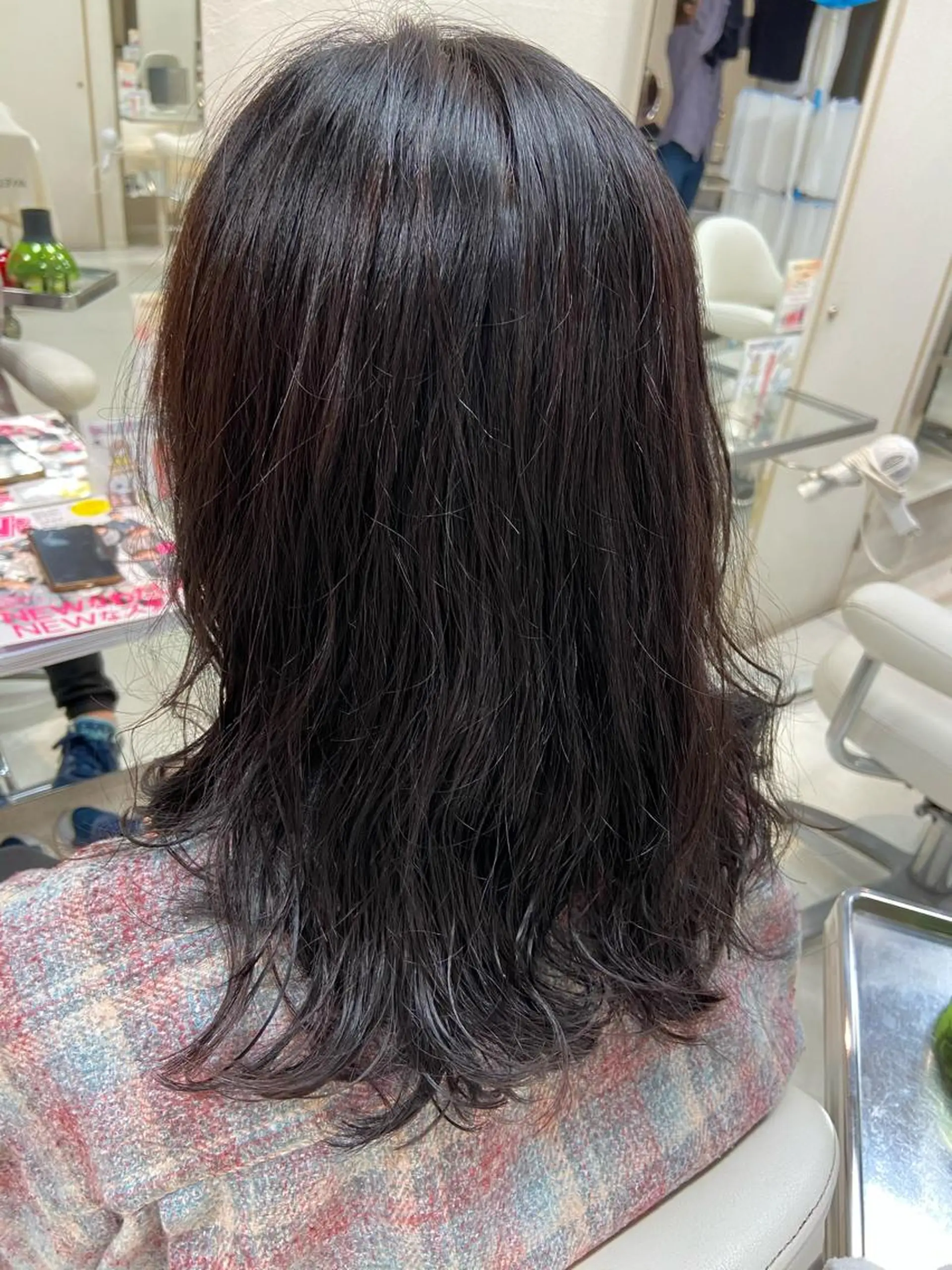 セミロング パーマ セミロングパーマ 菊地 美憂のヘアスタイル