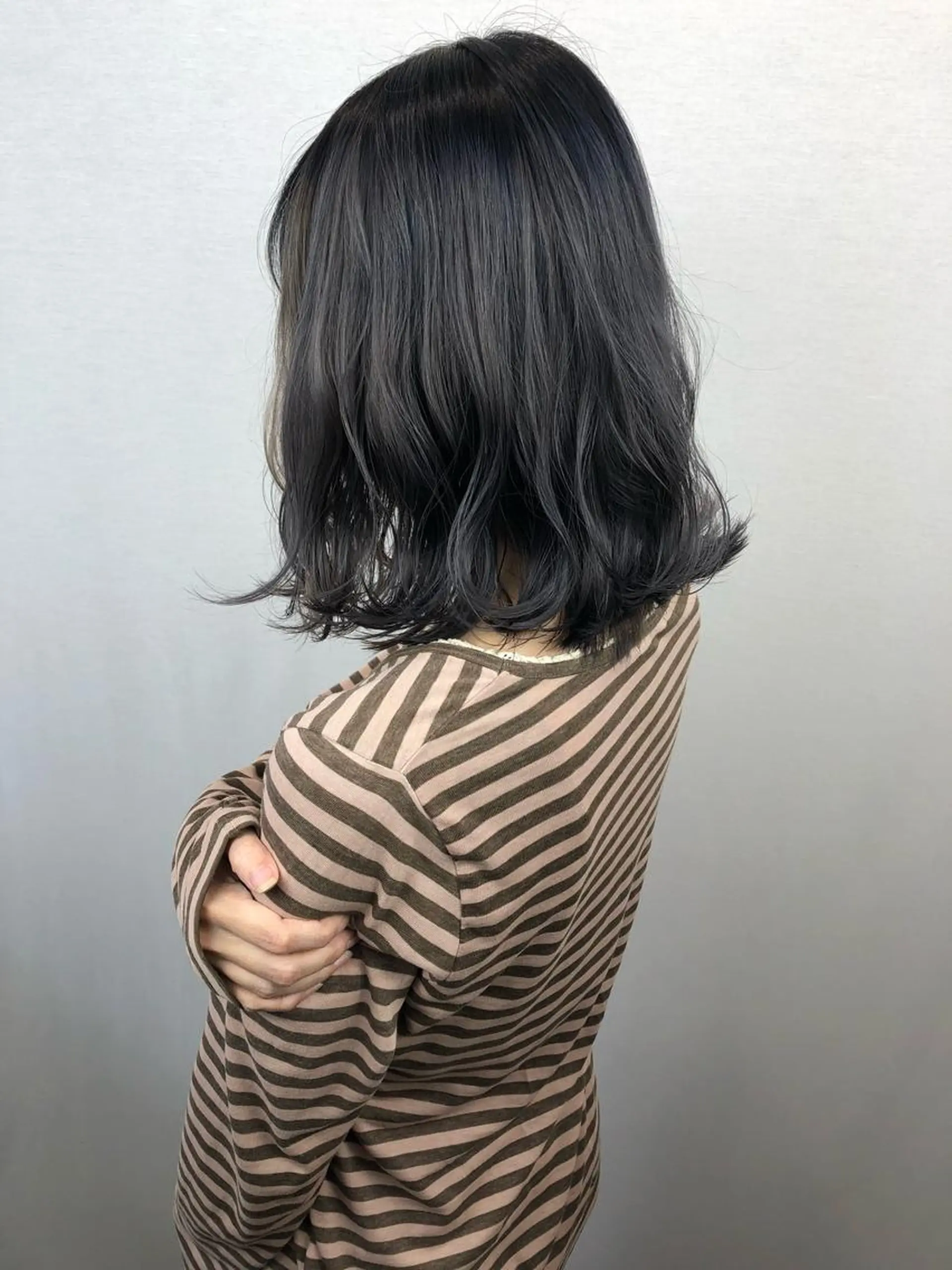 ミディアム カラー アッシュ ダブルカラー ヘアカラー 2nd所属・🤍2nd🤍田所 美希のヘアスタイル