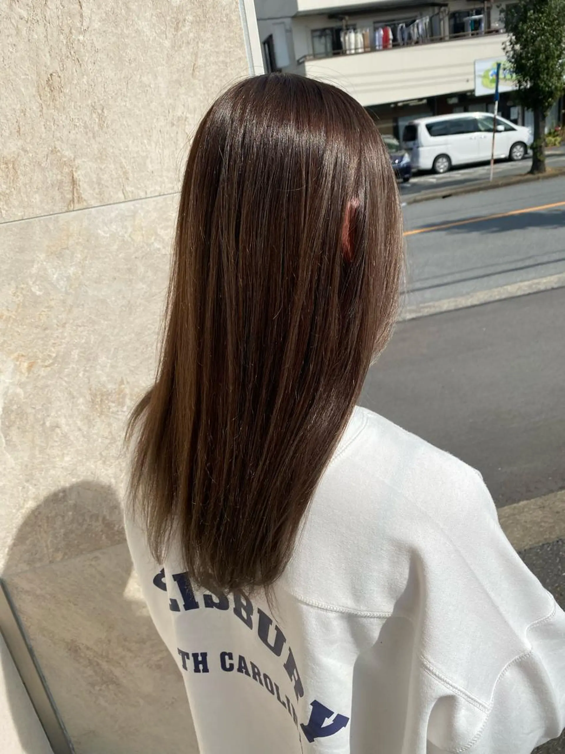 ロング カラー 吹田 駿 髪質改善縮毛矯正のヘアスタイル