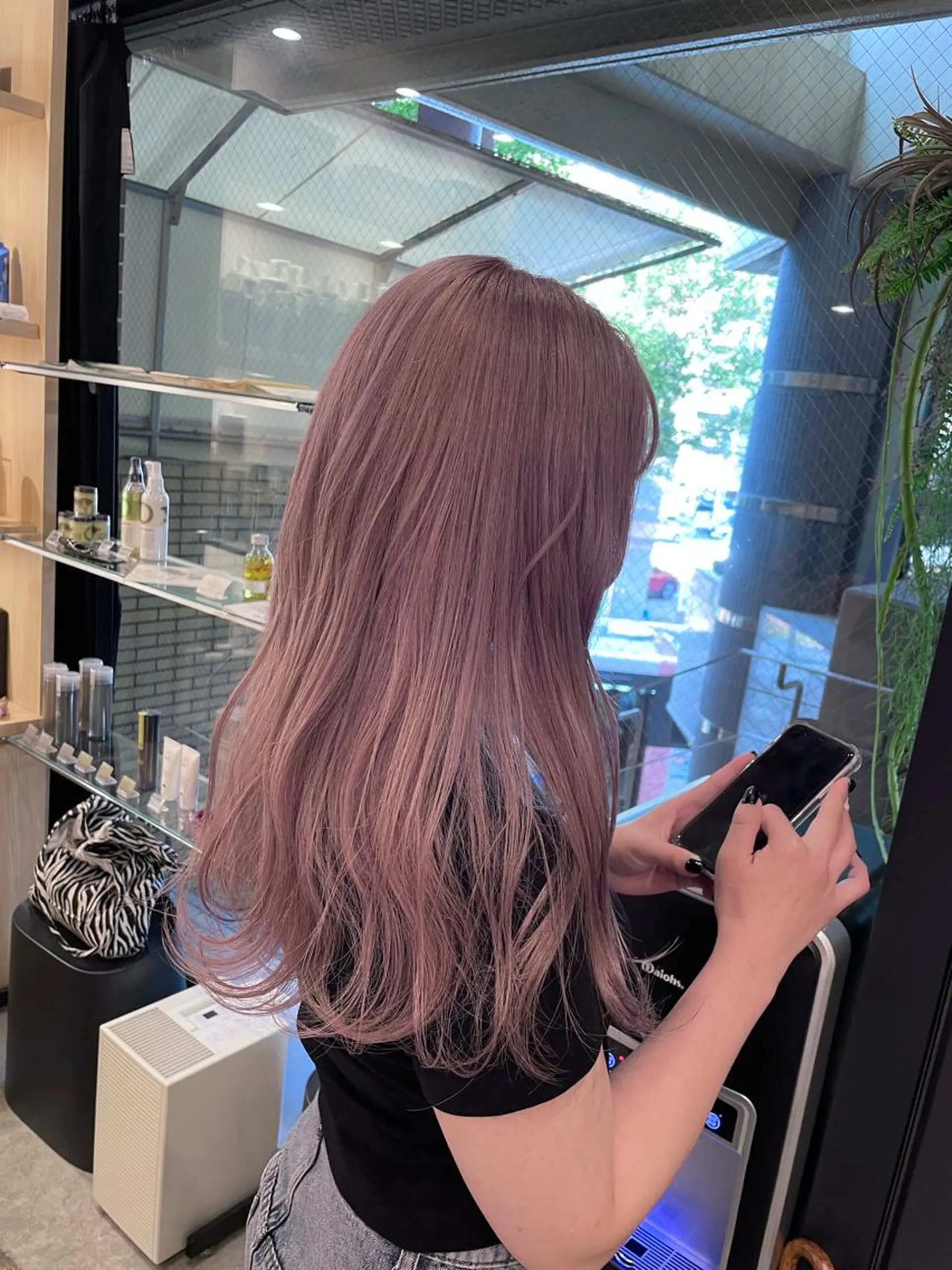 ロング カラー ラベンダーカラー ピンクカラー ピンクラベンダー ヘアカラー トリートメント 城　健太郎 💎ハイトーンのヘアスタイル