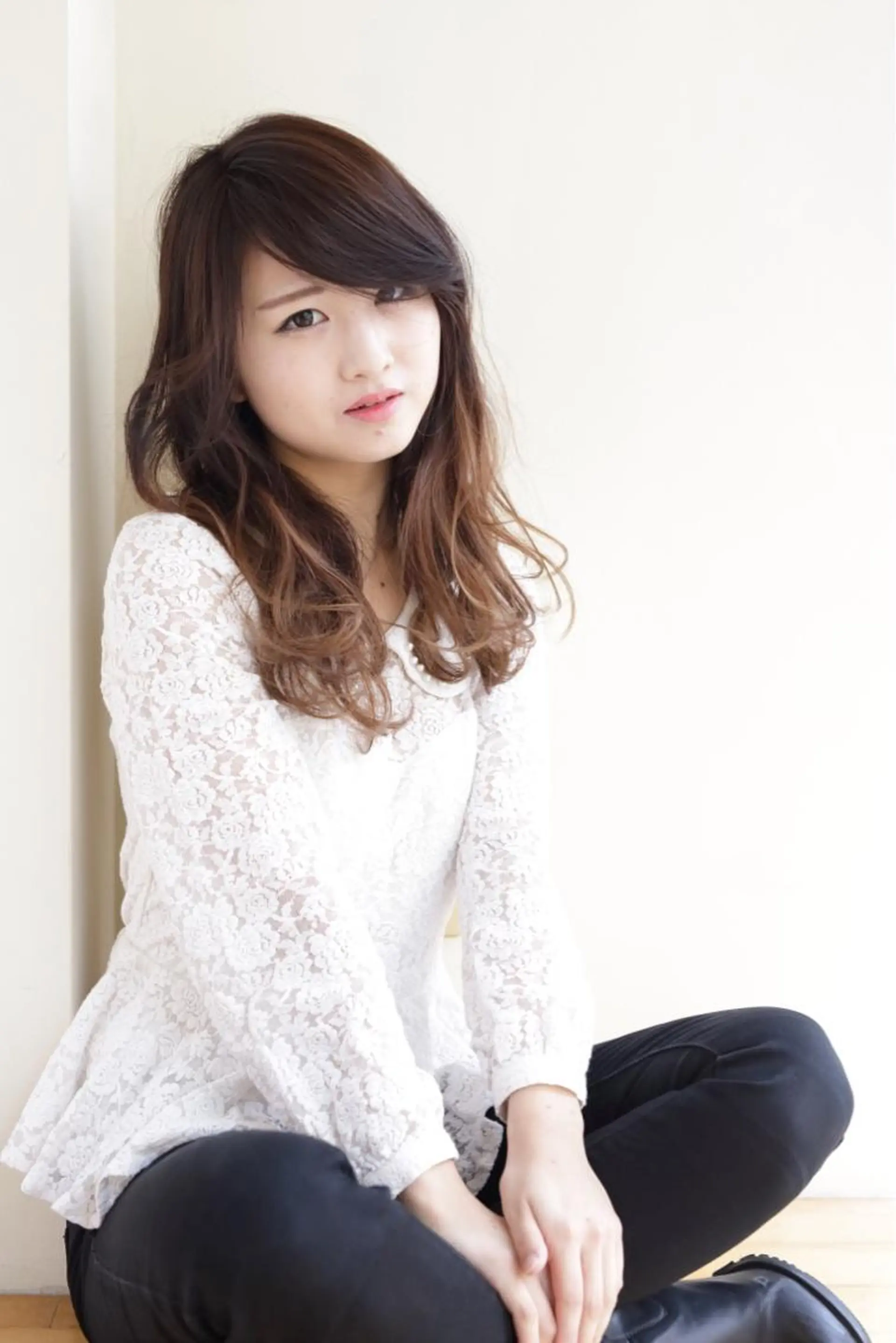 ミディアム セミロング ロング カラー ReMix 新宿店所属・タジマ ヤスヒサのヘアスタイル