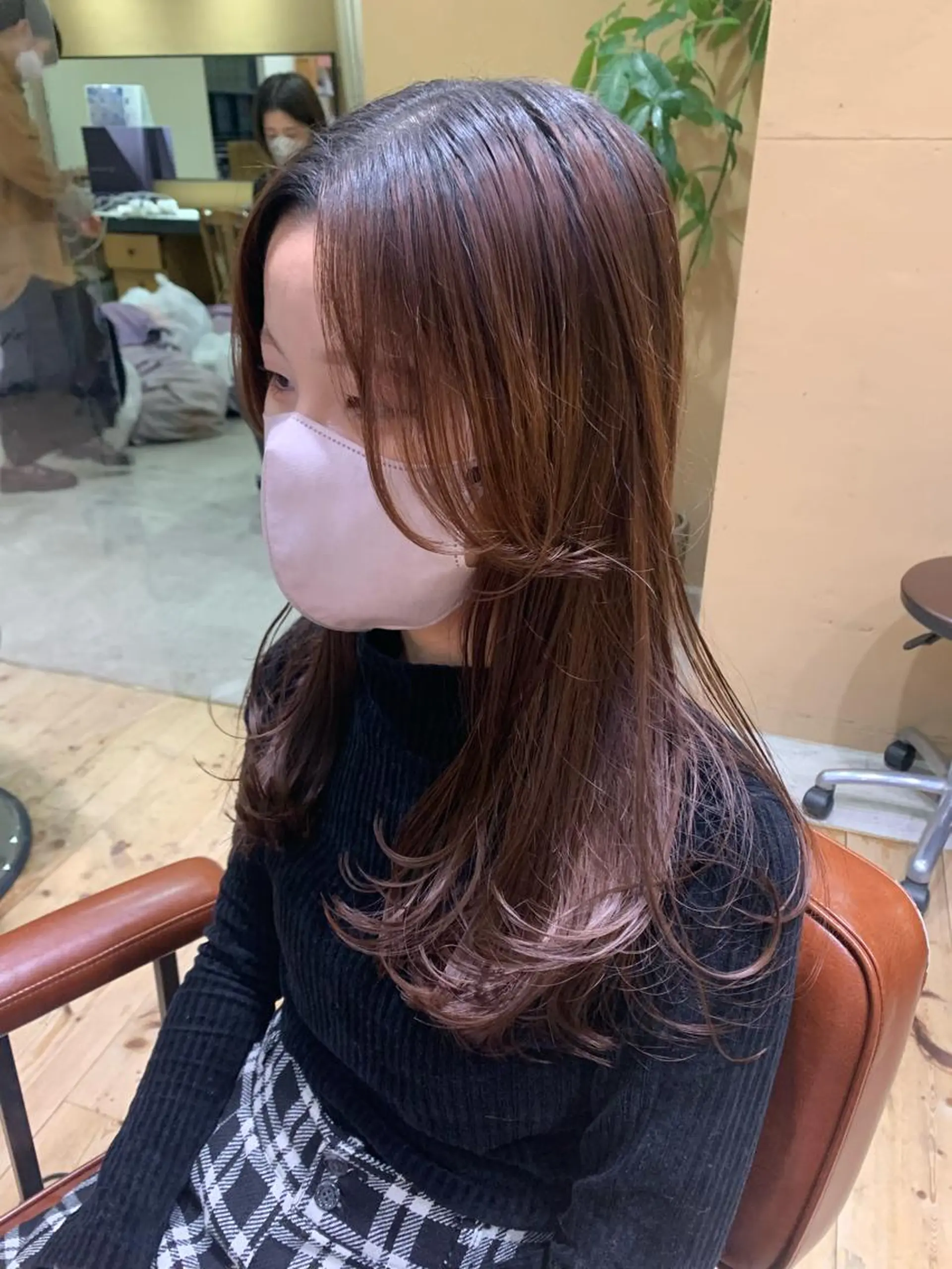 ロング レイヤーカット yukie🌷 /暖色🍒梅田サロンのヘアスタイル