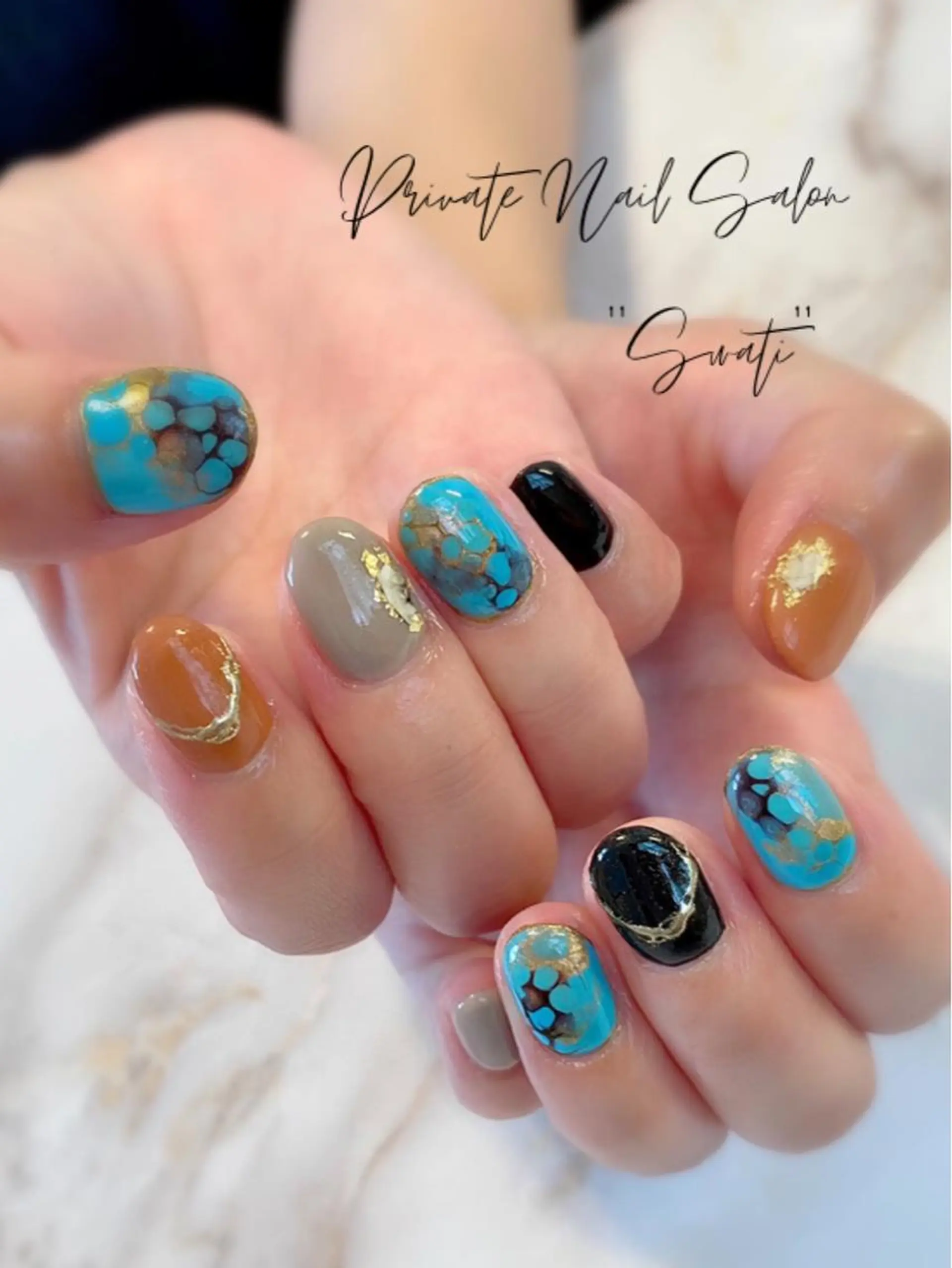 ネイル アートネイル ミラーネイル ニュアンスネイル オフィスネイル 夏ネイル yuko (ネイリスト)のネイルデザイン