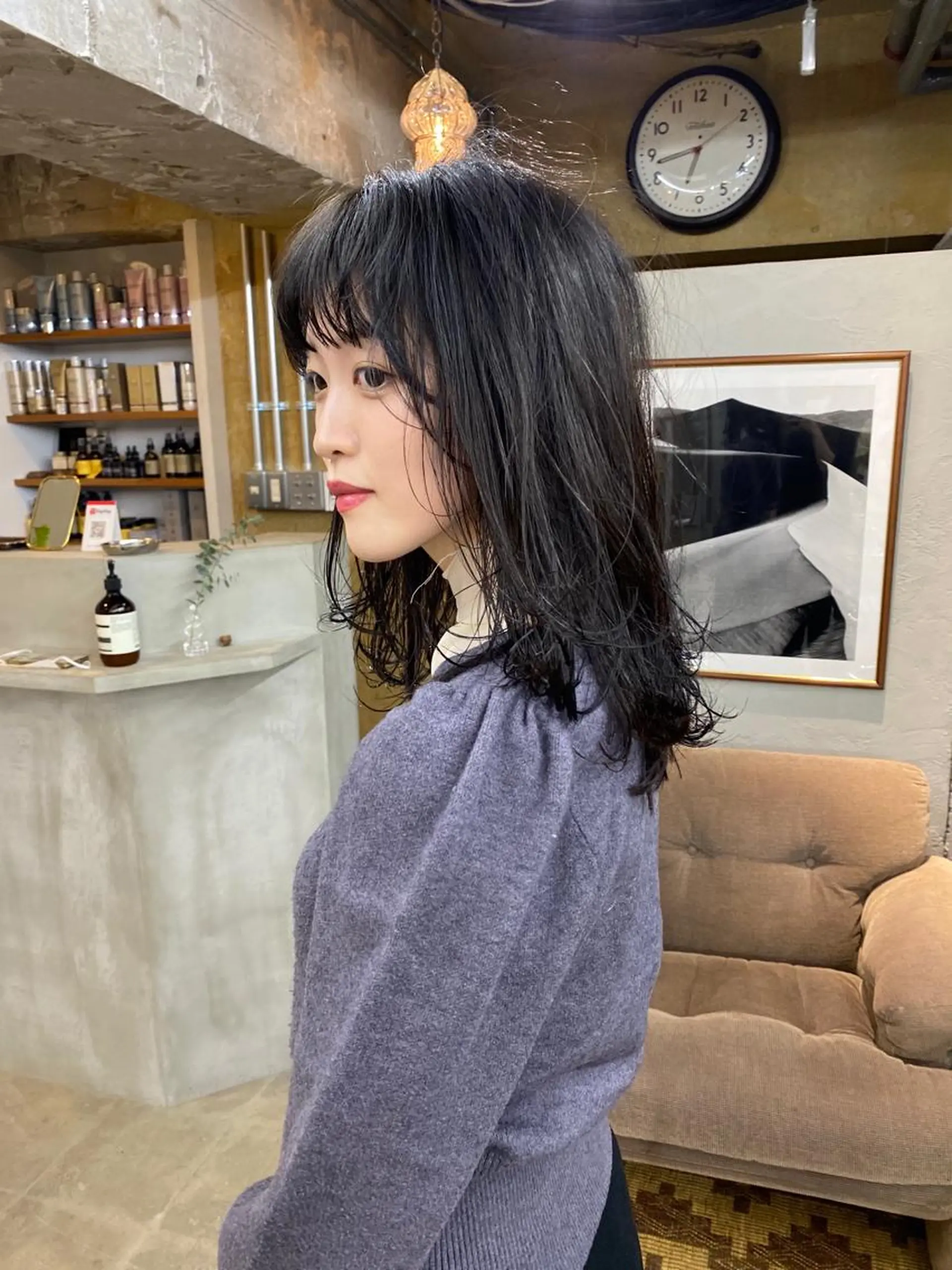 ミディアム カット ヘアカラー GATTACA所属・KEI gattacaのヘアスタイル