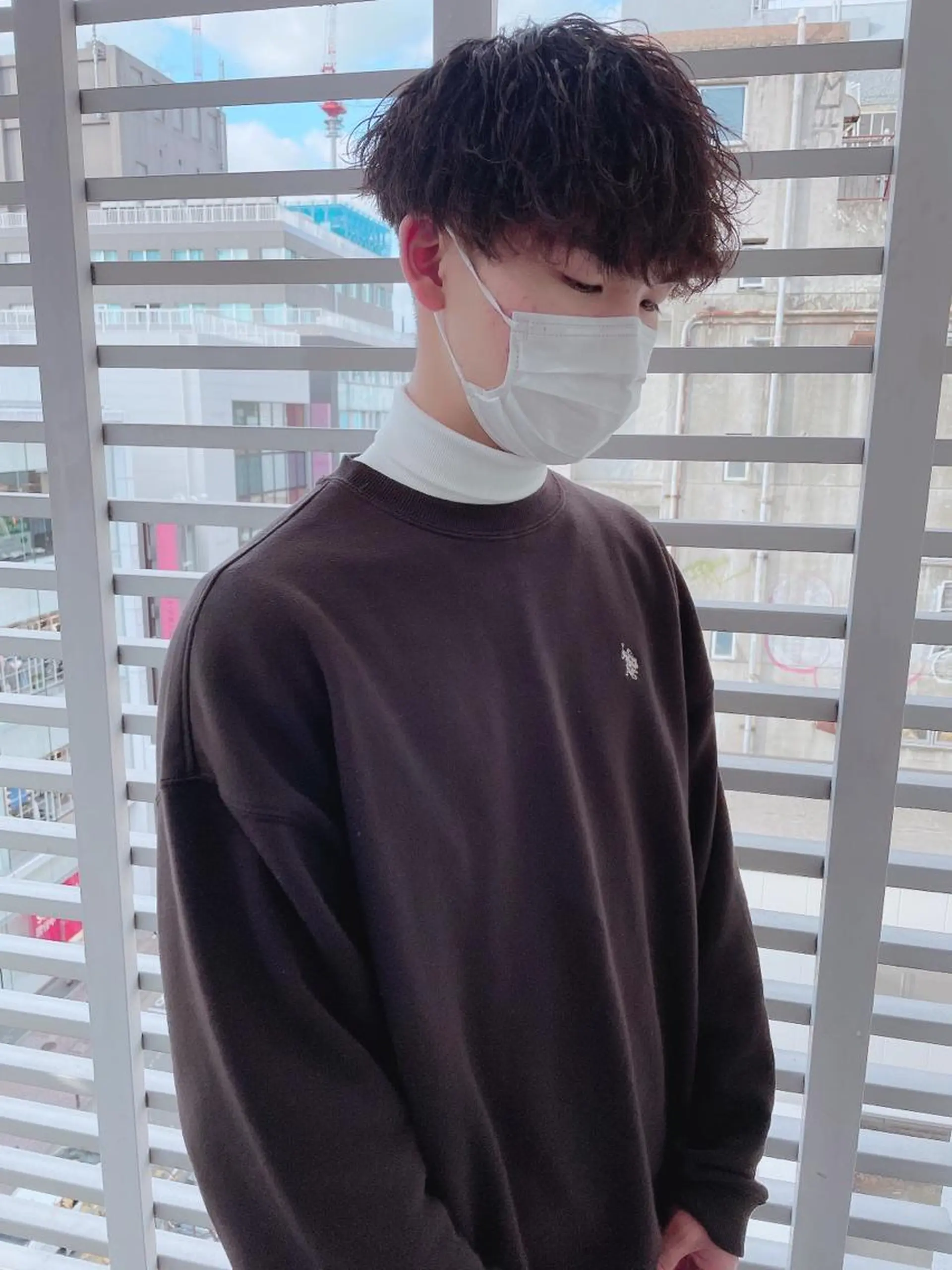 ショート パーマ ヘアアレンジ メンズ メンズZina代表 田端 麗治のヘアスタイル