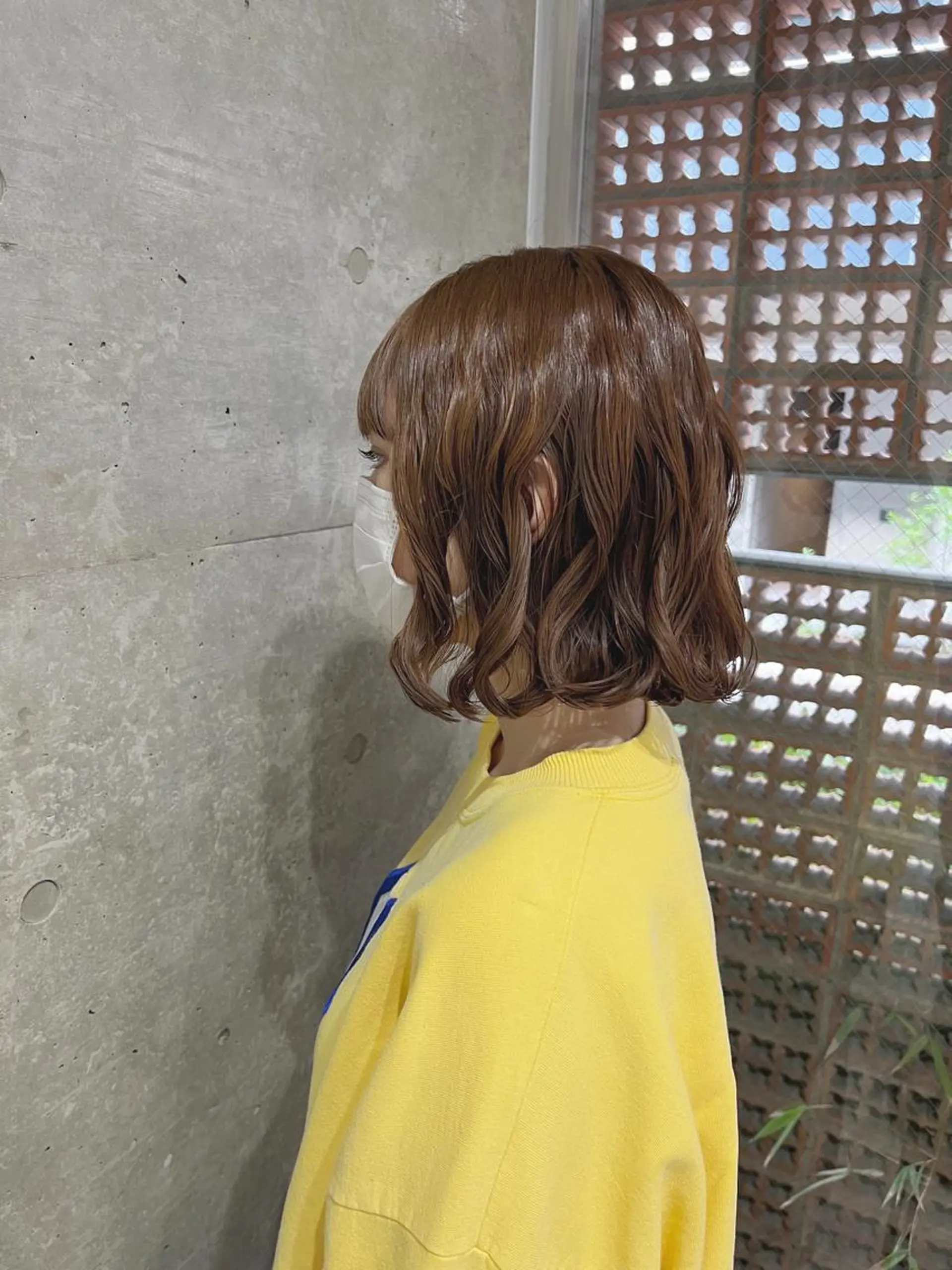 ショート パーマ ボブパーマコテ巻き風 パーマNo1深江秀平のヘアスタイル