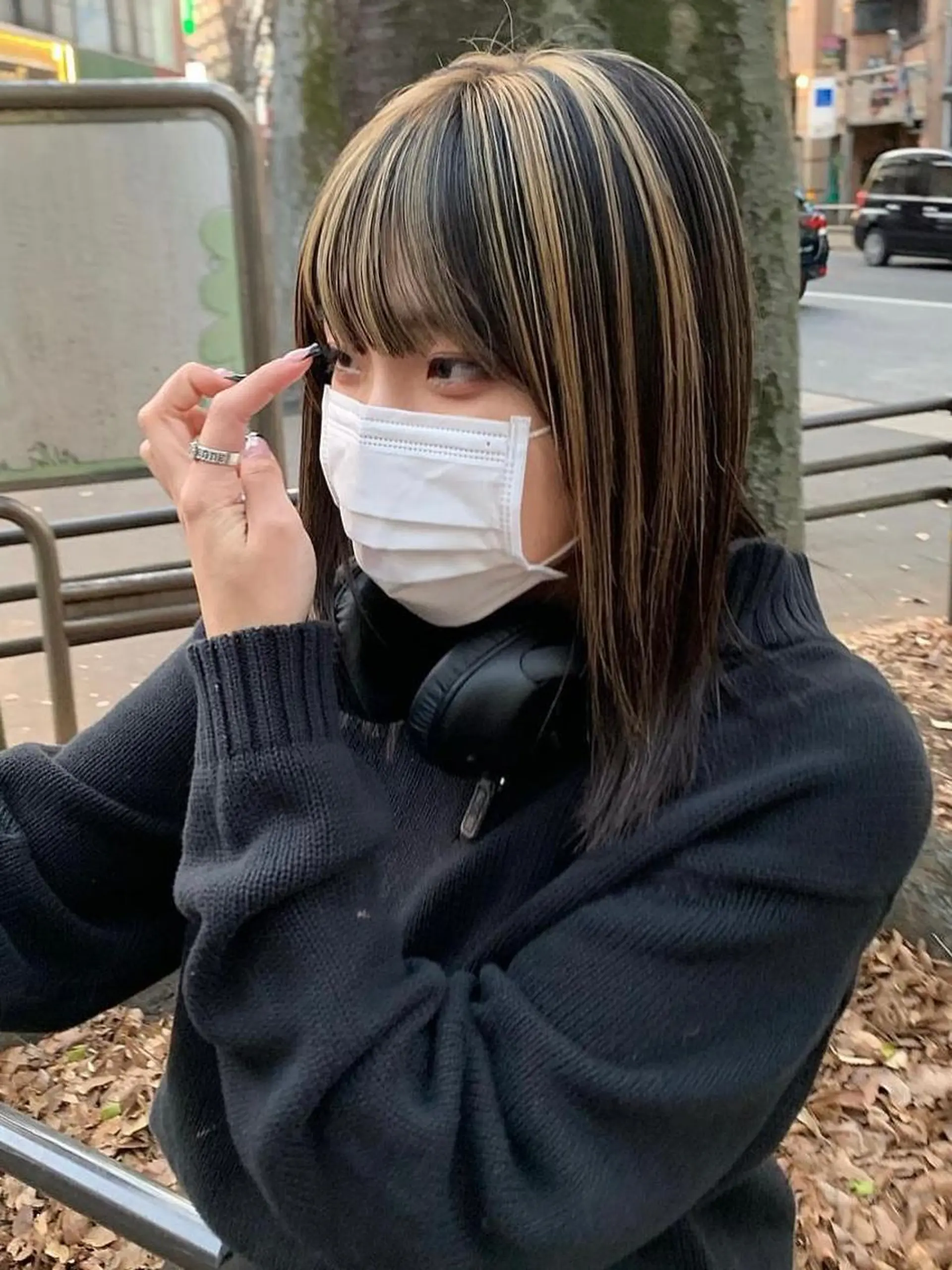 カラー デザインカラー ハイライトカラー ヘアカラー トリートメント 海外girl🤎 透明感ベージュmaoのヘアスタイル