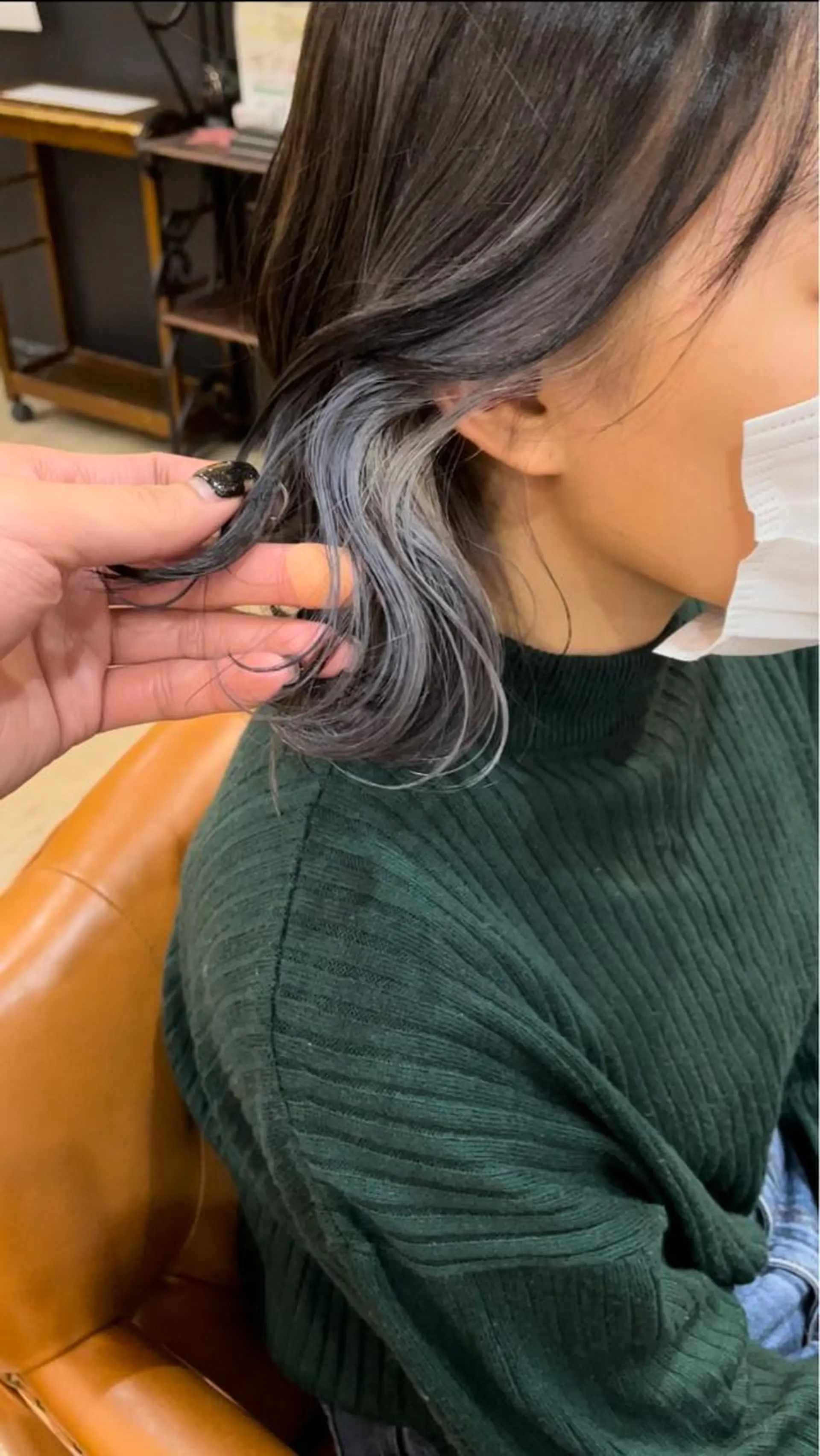 ミディアム 亀川蓮 Agu hairのヘアスタイル