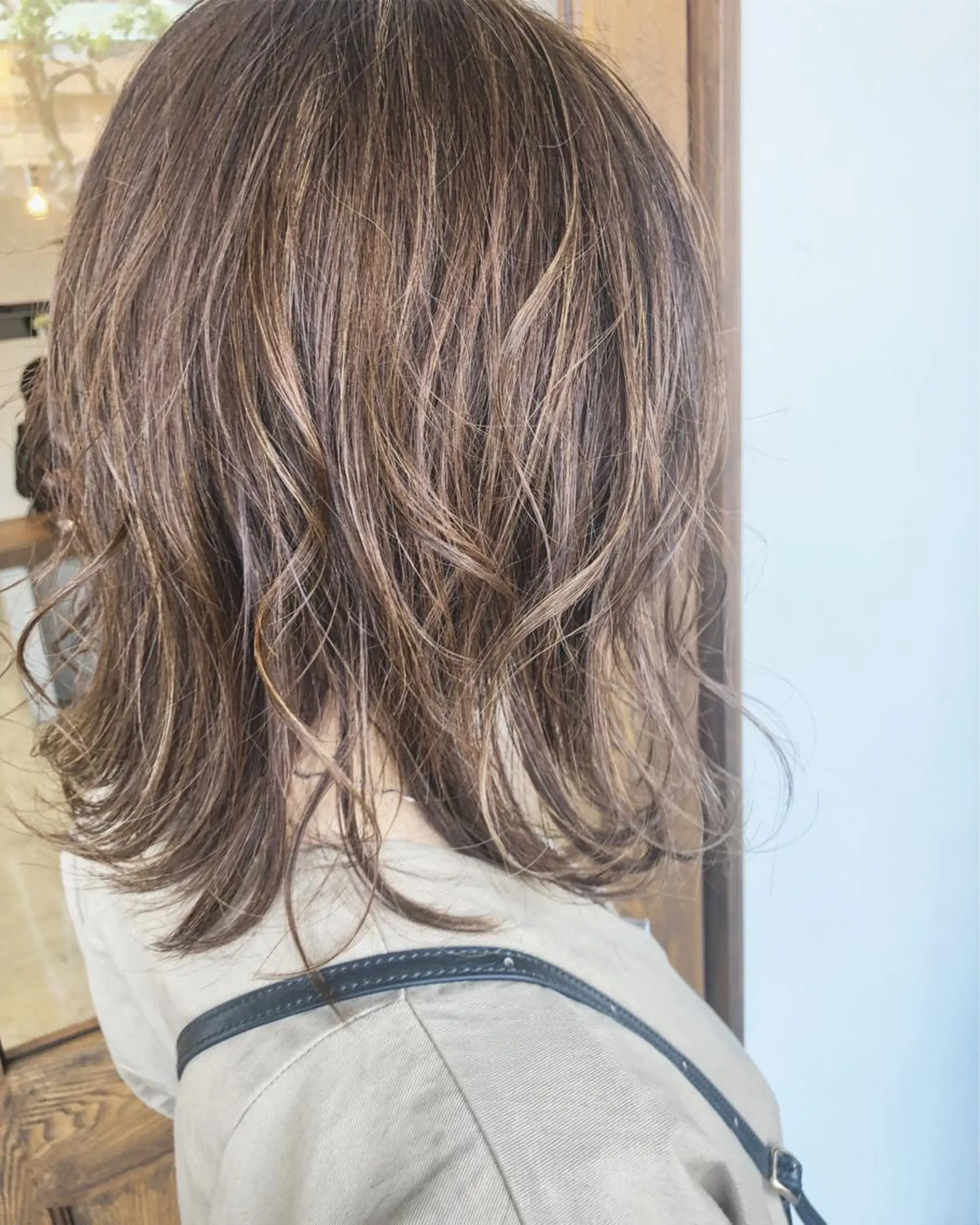 ミディアム カラー ヘアアレンジ glad hairのヘアスタイル