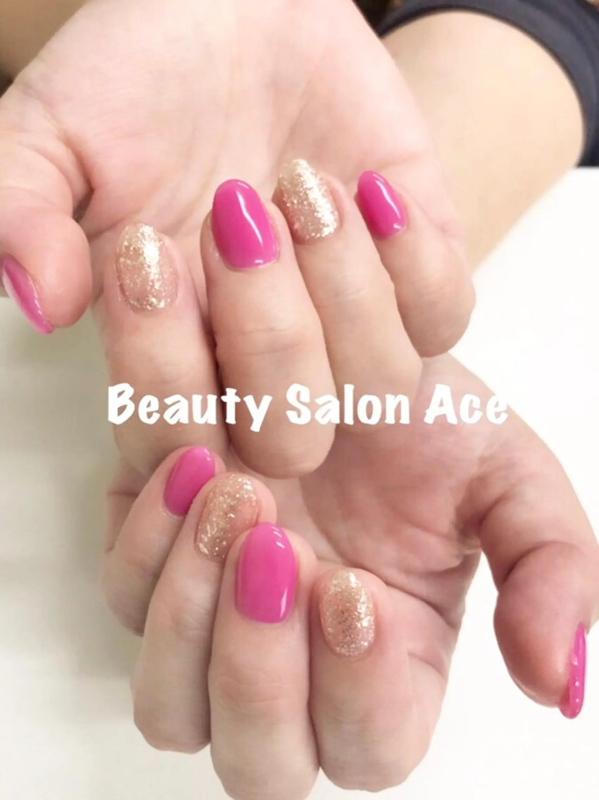 ネイル ラメ(グリッター) Beauty Salon Ace（ネイルサロン　エース）所属・池袋フィルイン Ace♡長さだしのネイルデザイン