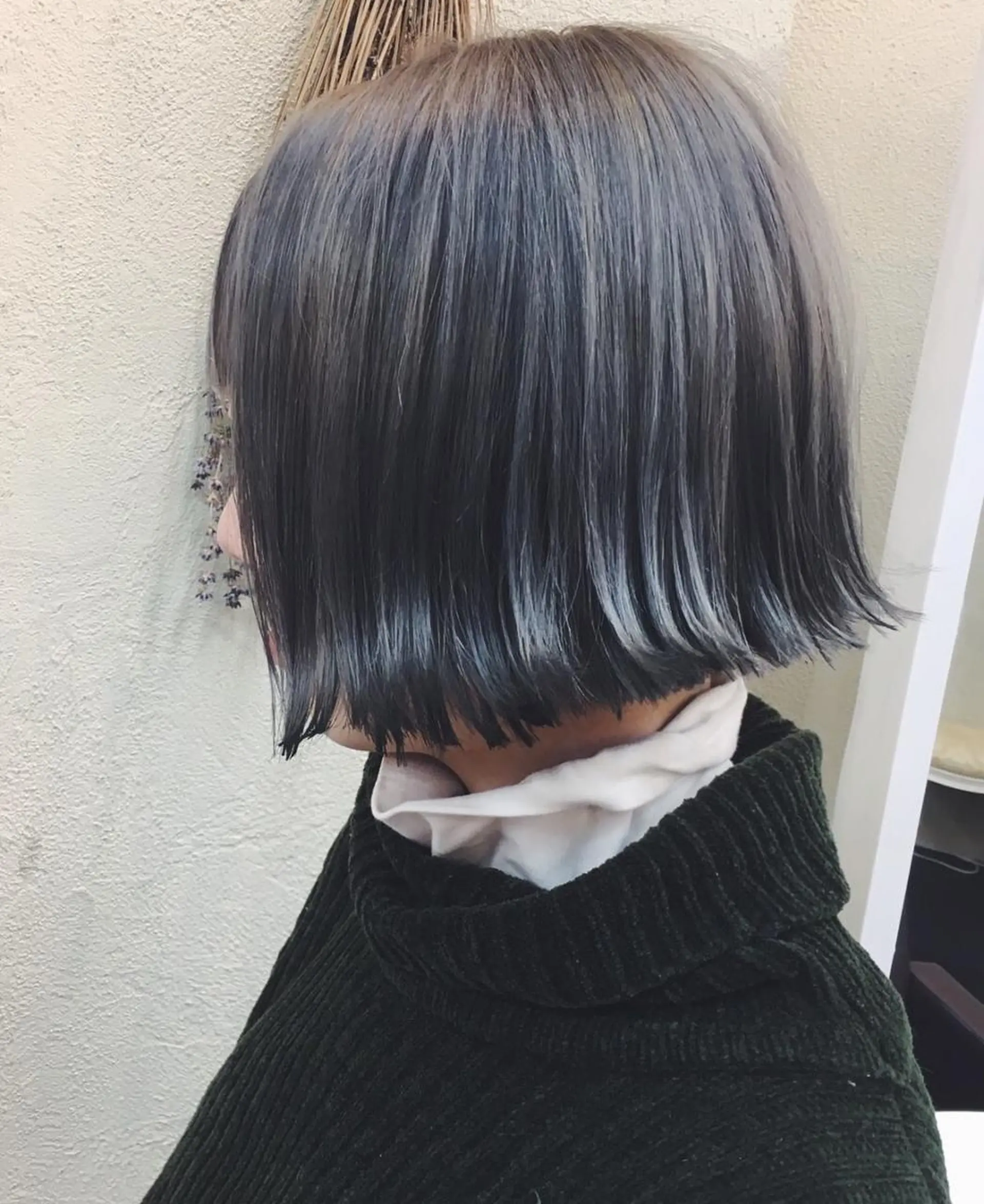 ショート カラー ヘアアレンジ アッシュ アッシュグレー バレイヤージュ ベージュカラー ブリーチ 髪質改善&韓国風特化 型サロン ミシェリーのヘアスタイル