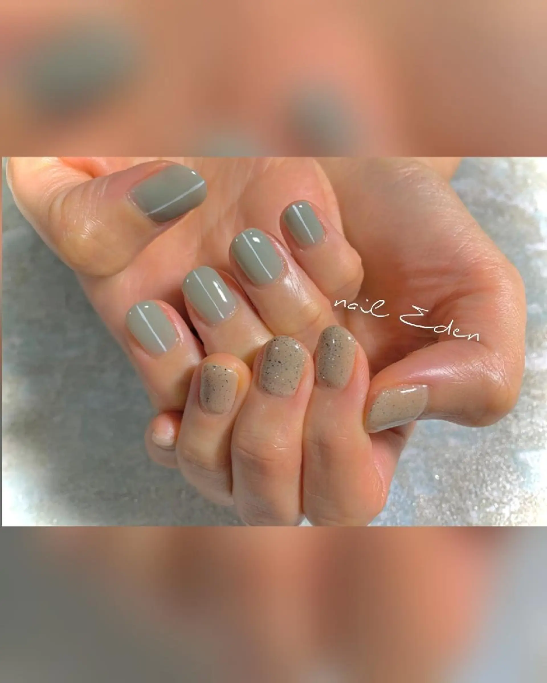 ネイル アートネイル ジェルネイル 持ち込み シンプルネイル ハンドネイル Eden　private nail saron所属・Eden ♾️のネイルデザイン