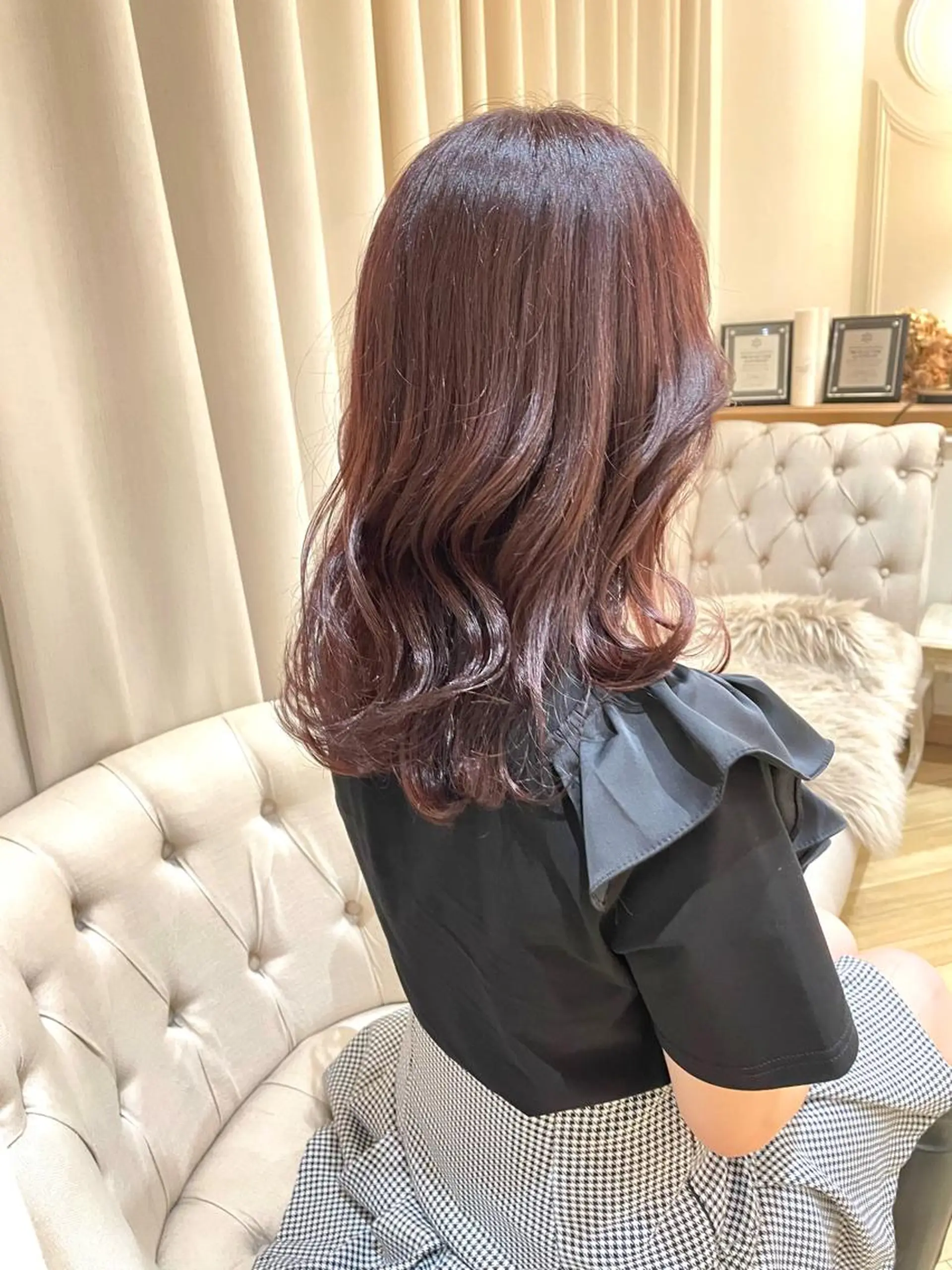 セミロング カラー 🌷tocca Mai🌷のヘアスタイル