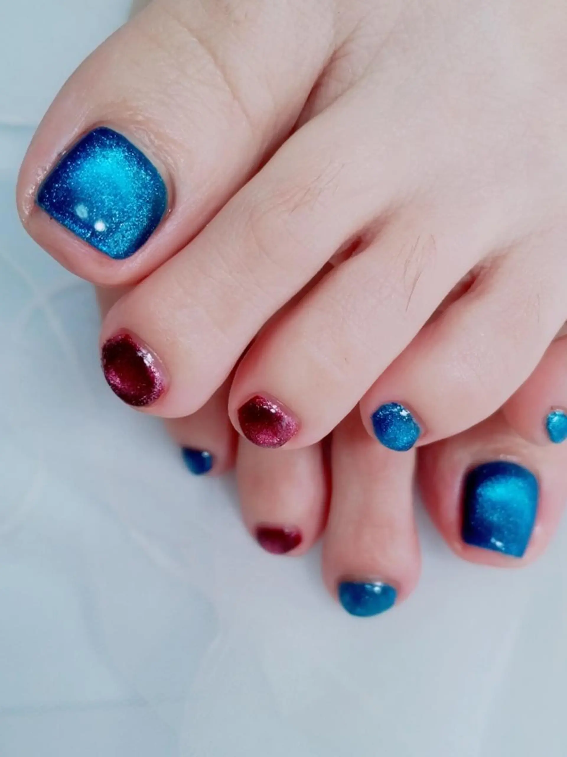 ネイル フットネイル 門戸厄神プライベートサロンulunail所属・ulunail mikaのネイルデザイン