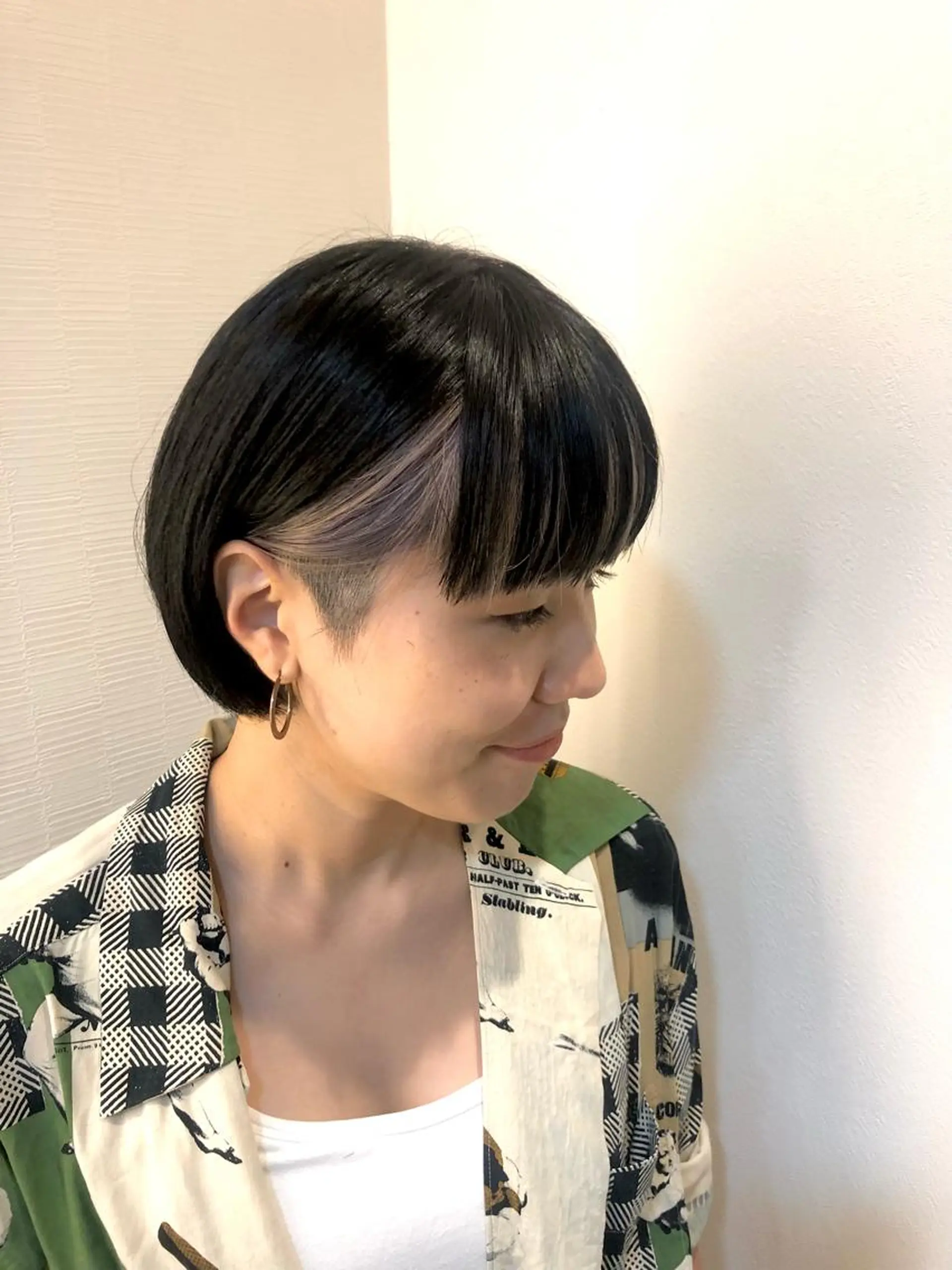 ショート カラー ミストバング ボブ 🌙似合わせ🐈‍⬛ ケア✨又吉のヘアスタイル