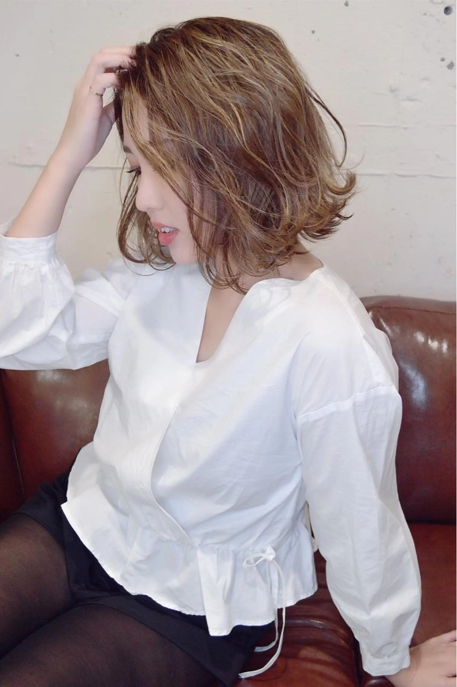 ショート 前下がりボブ ボブ N4C エヌフォーシーのヘアスタイル