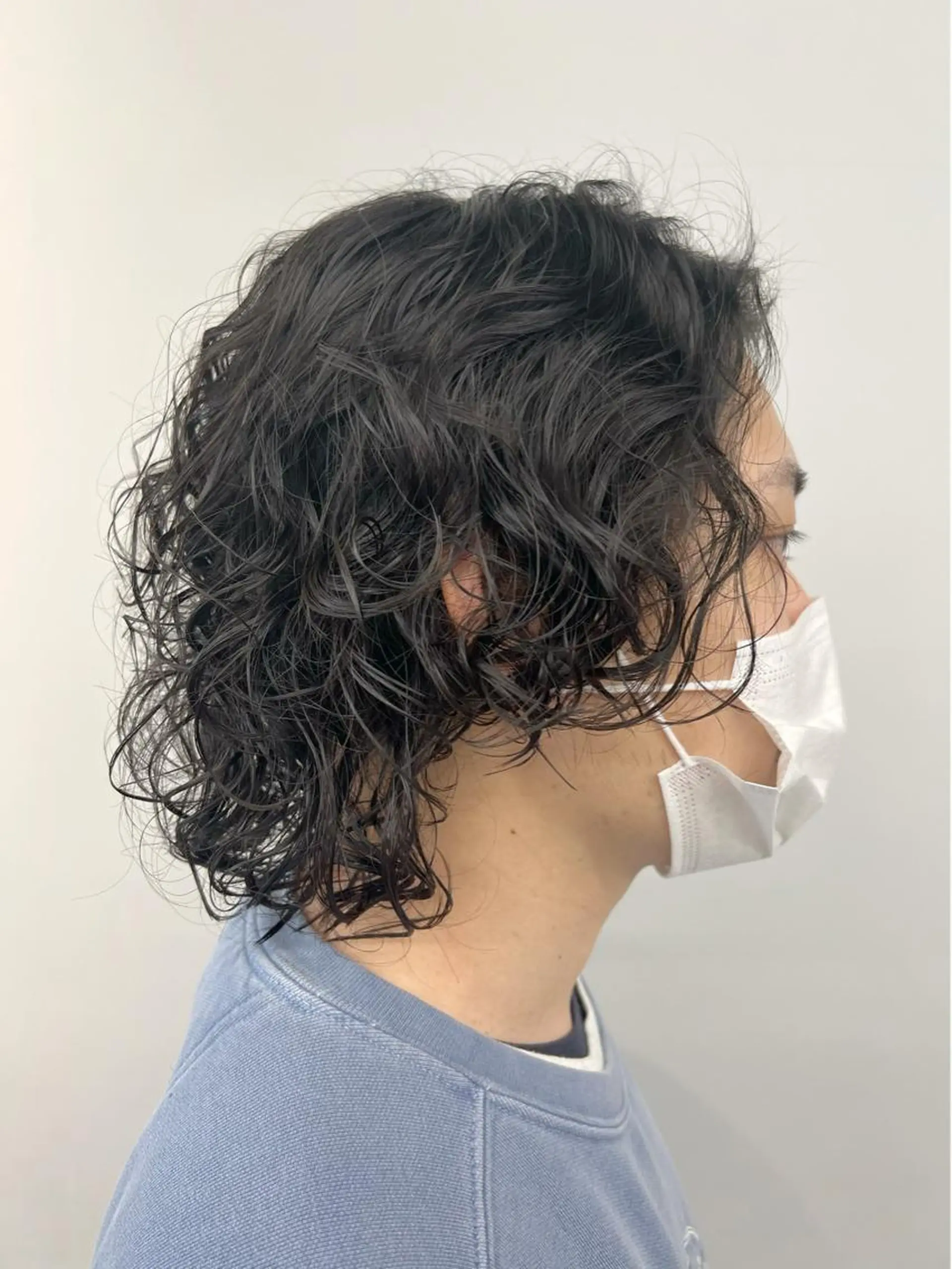 ミディアム パーマ メンズ ミディアムパーマ メンズパーマ メンズウルフカット ウルフカット 代表　YUKI ☆のヘアスタイル