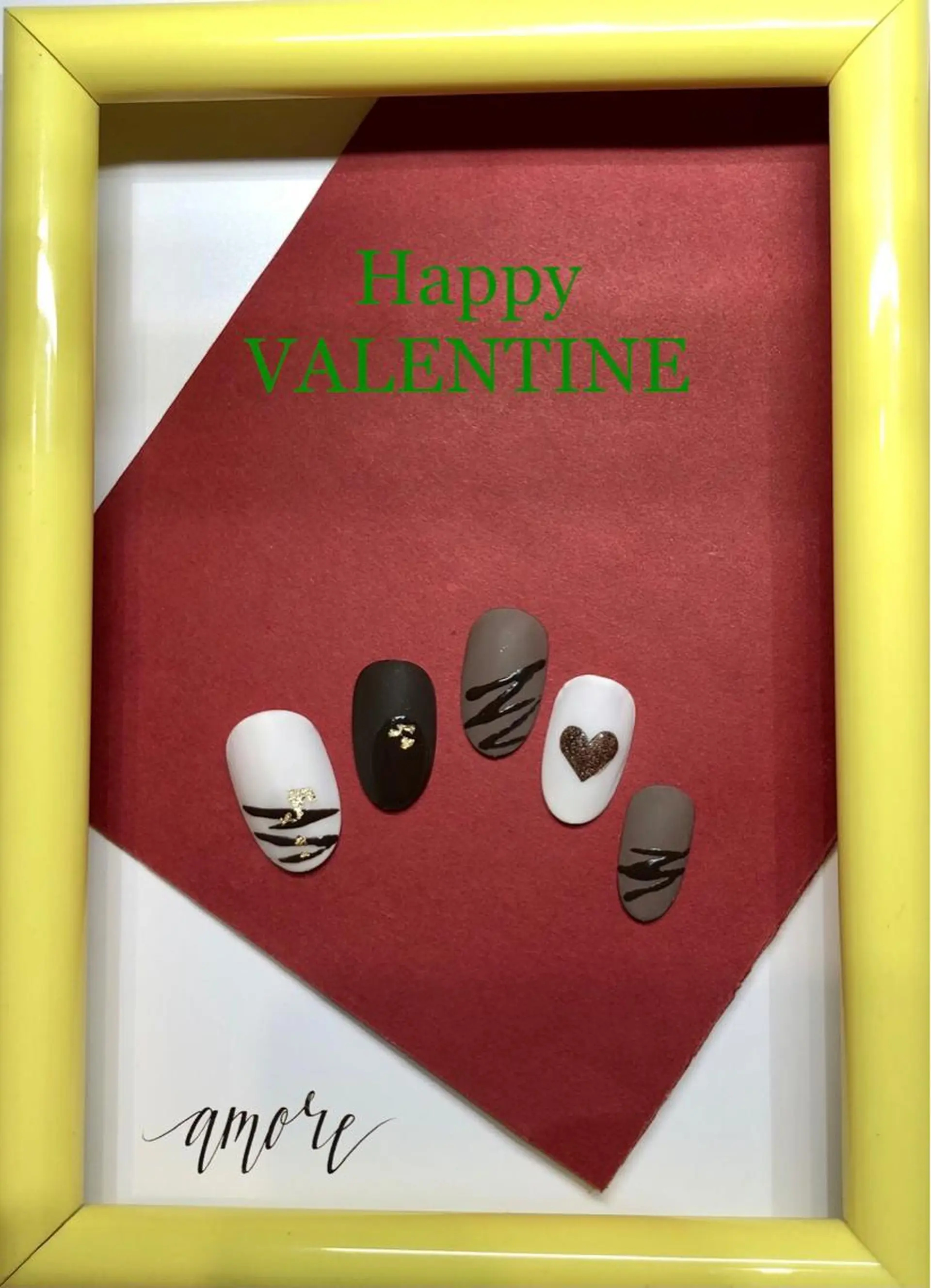 ネイル バレンタイン You kyehwaのネイルデザイン