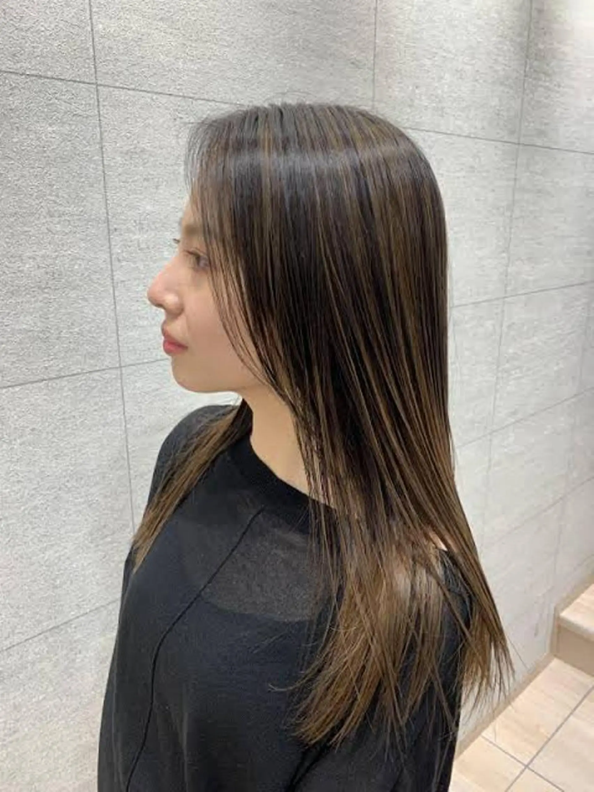 ロング カラー Luce横浜店所属・yuu 🪴 透明感 カラー/メンズパーマのヘアスタイル