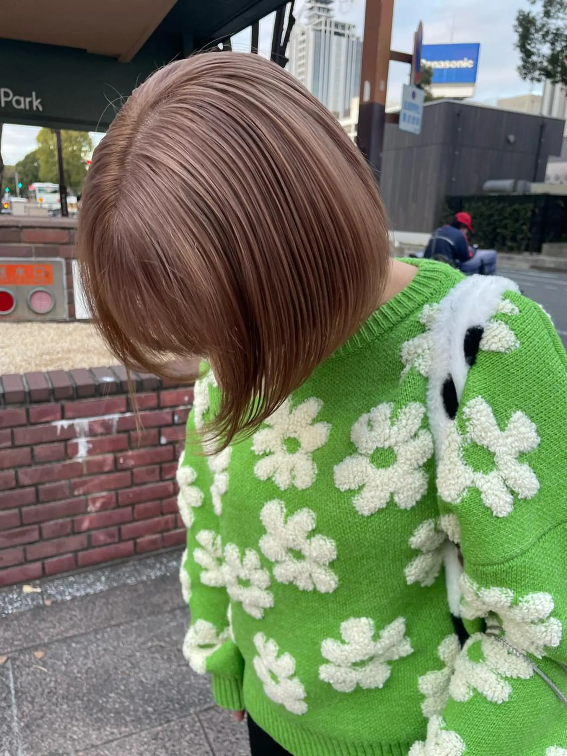 ショート ボブカットモデル/パ ーマ/harunaのヘアスタイル