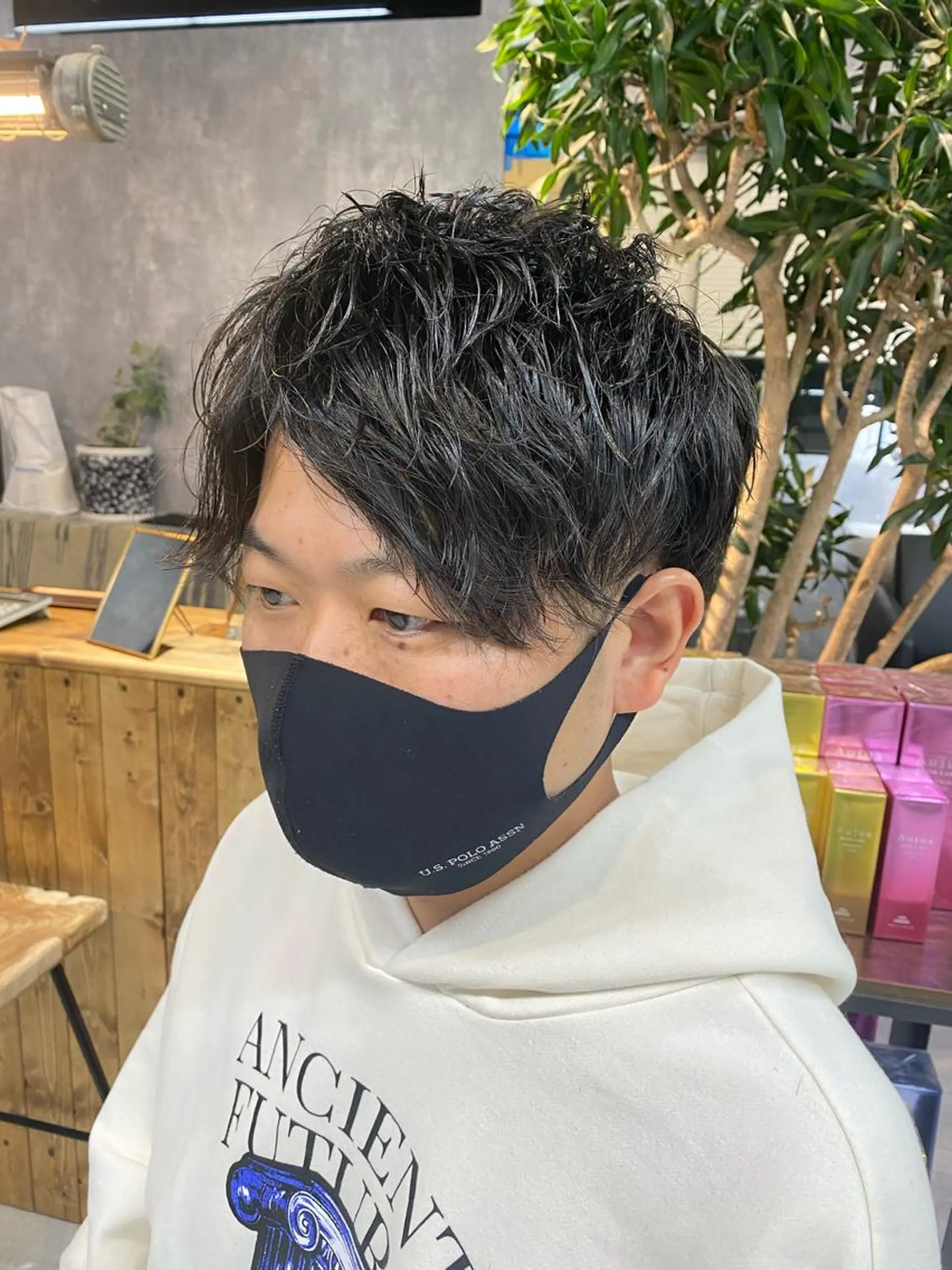 メンズ 【.ico】心斎橋/ ウルフ/飛田ゆうきのヘアスタイル