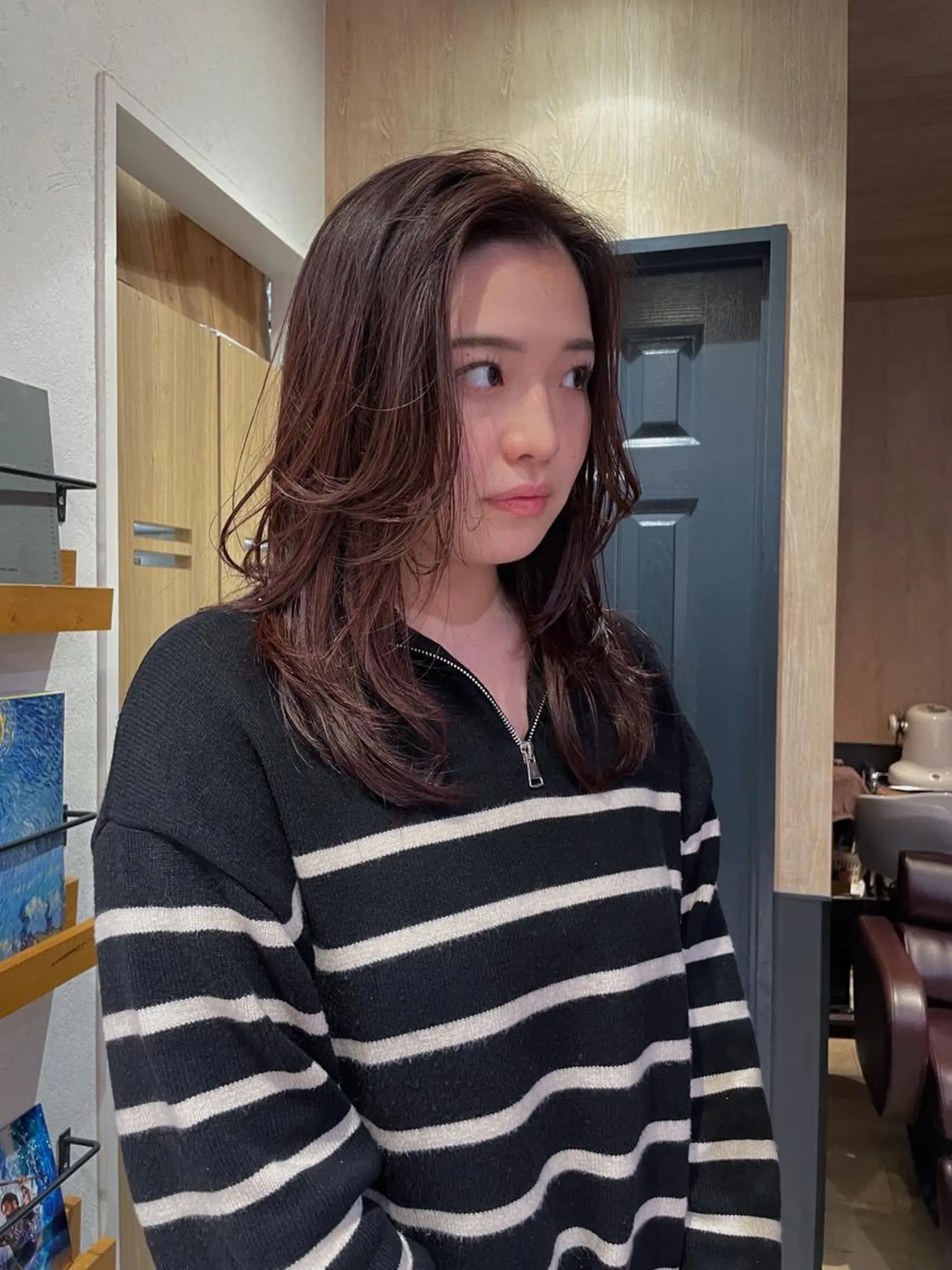カラー ブラウンカラー ピンクカラー カット ヘアカラー パーマ指名No1 /namiのヘアスタイル