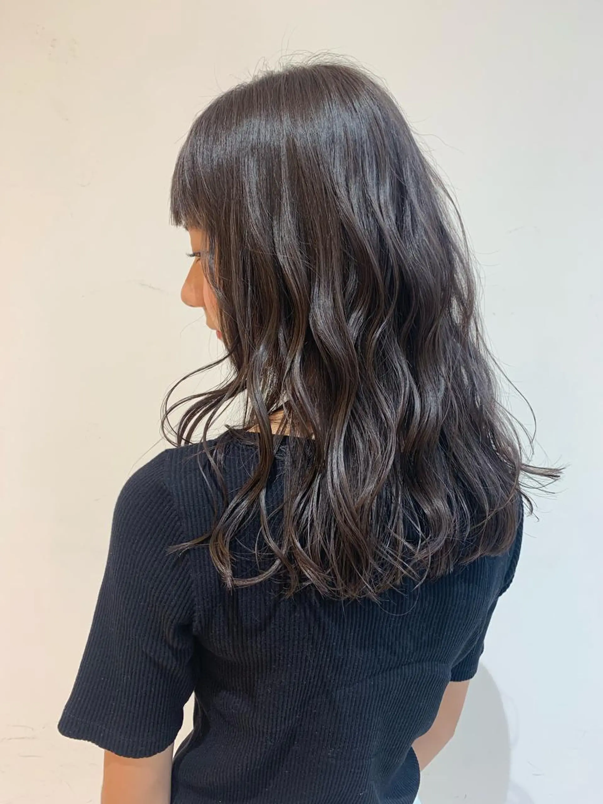 セミロング ヘアカラー トリートメント SALOWIN 銀座一丁目店所属・髪質改善/縮毛矯正 🎀小林 唯 🎀のヘアスタイル