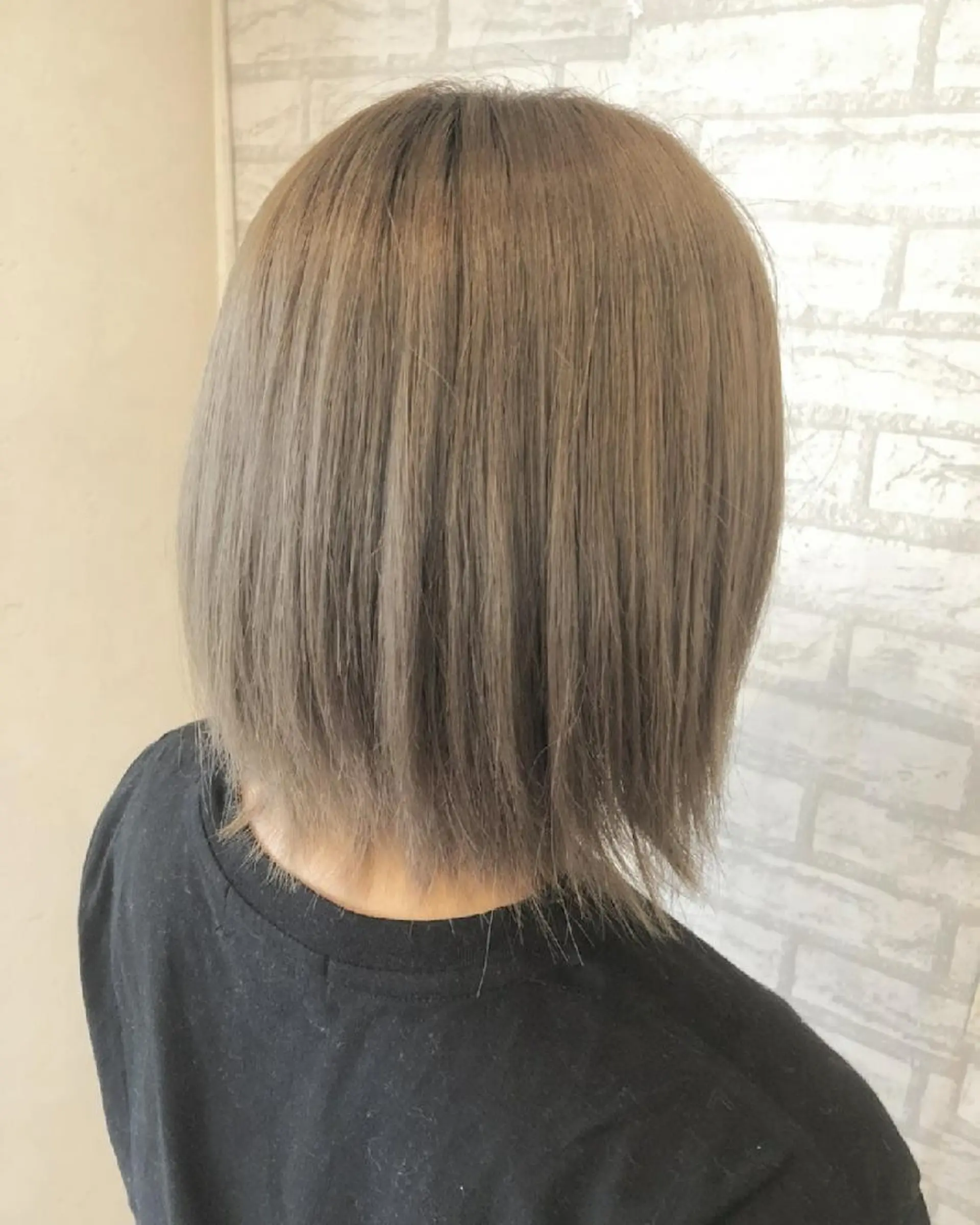 ミディアム カラー JIL BLAN 京都所属・RU RIのヘアスタイル