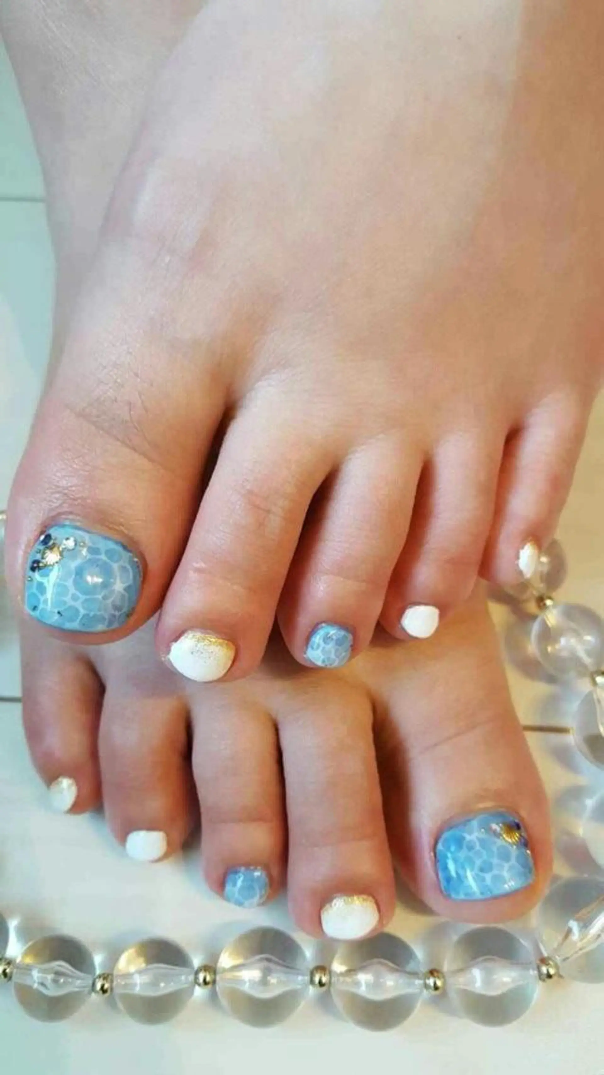 ネイル フットネイル 柴崎 美幸のネイルデザイン