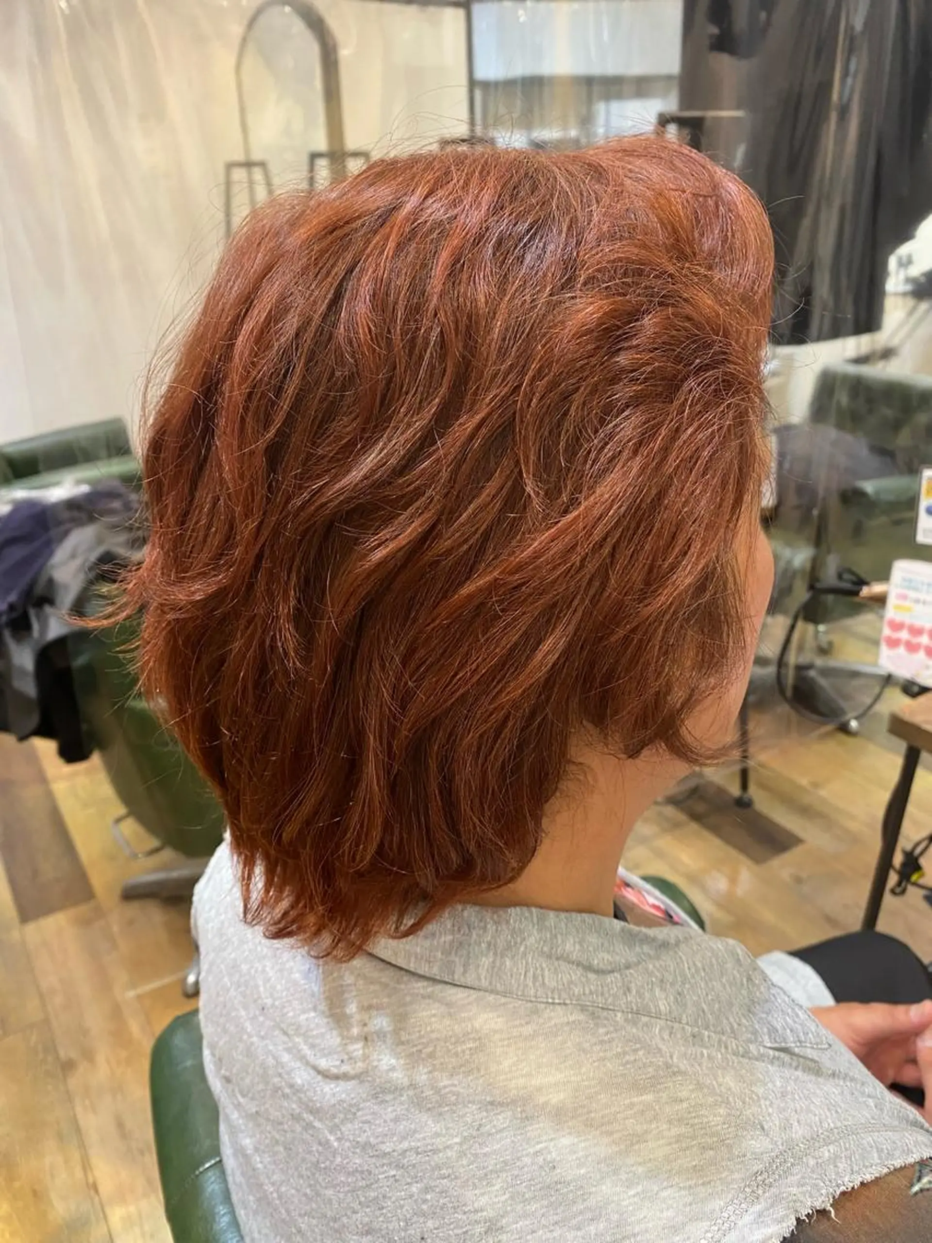ショート カラー レッドカラー ルジャルダン戸塚 🌼ゆきののヘアスタイル