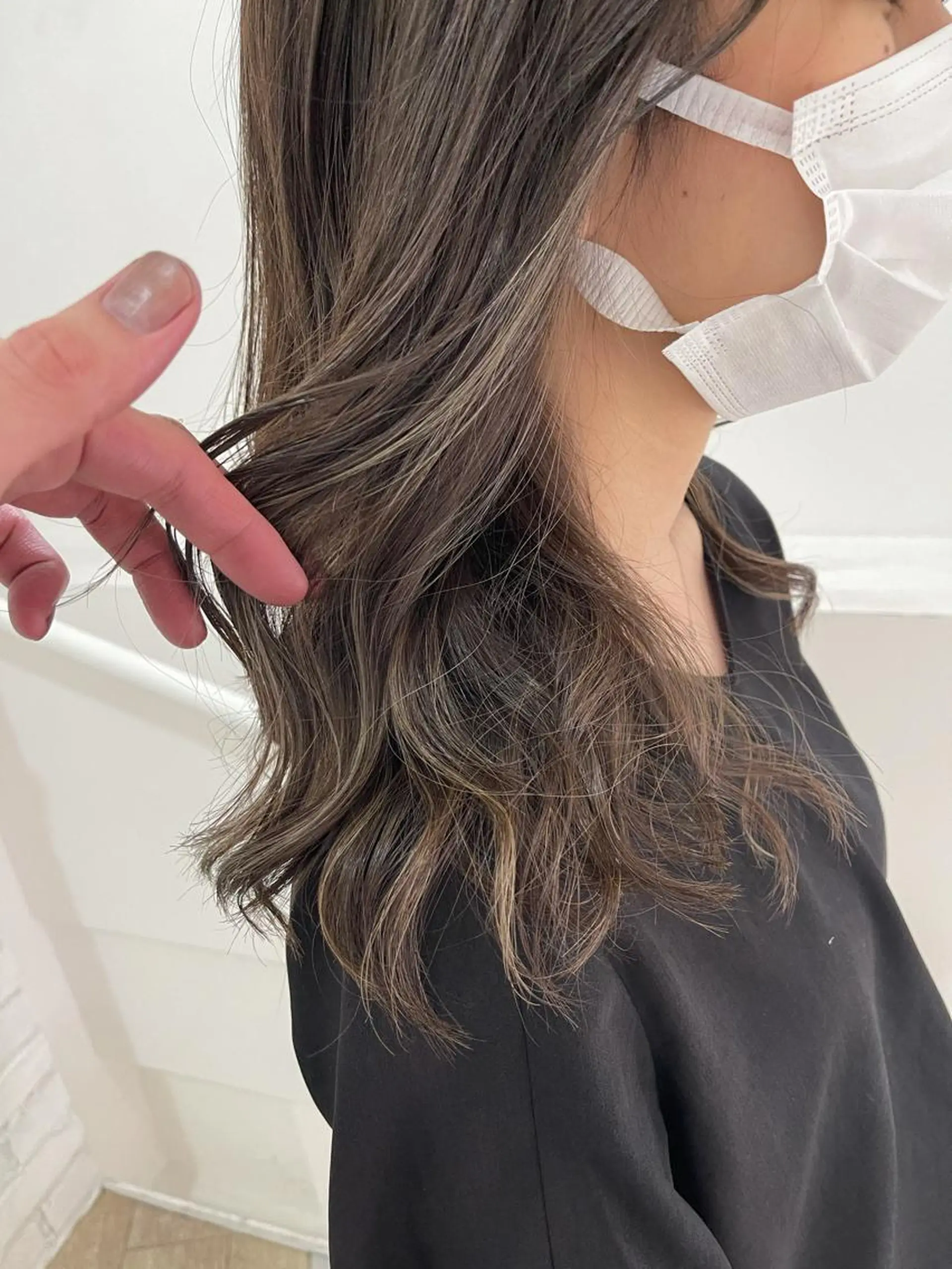 セミロング カラー ヘアカラー トリートメント Reb_keiji 👑小倉圭司のヘアスタイル