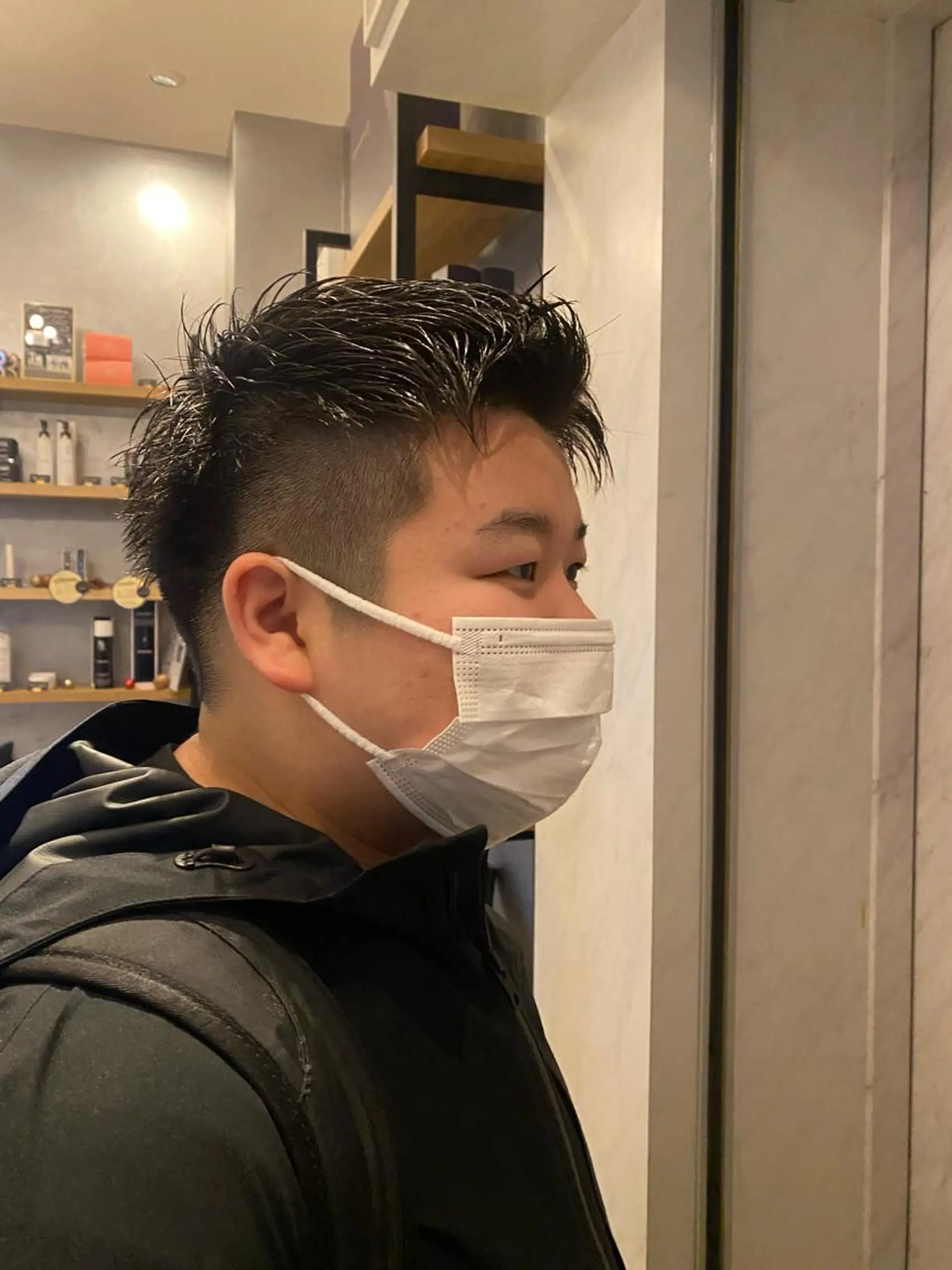 メンズ 羽根 ひよりのヘアスタイル