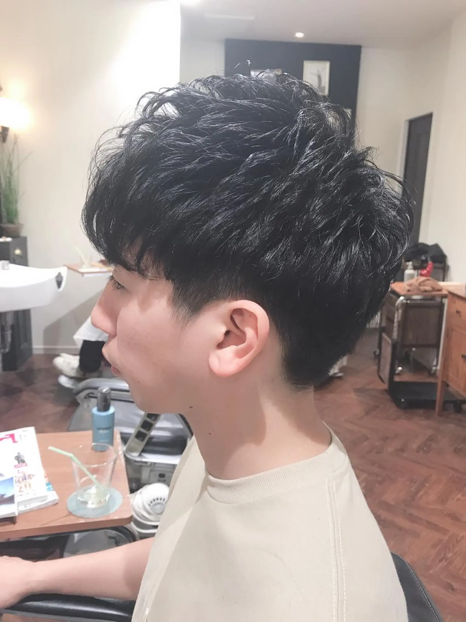 ショート メンズ アザマ　ヤスカツ _rosso 川口のヘアスタイル