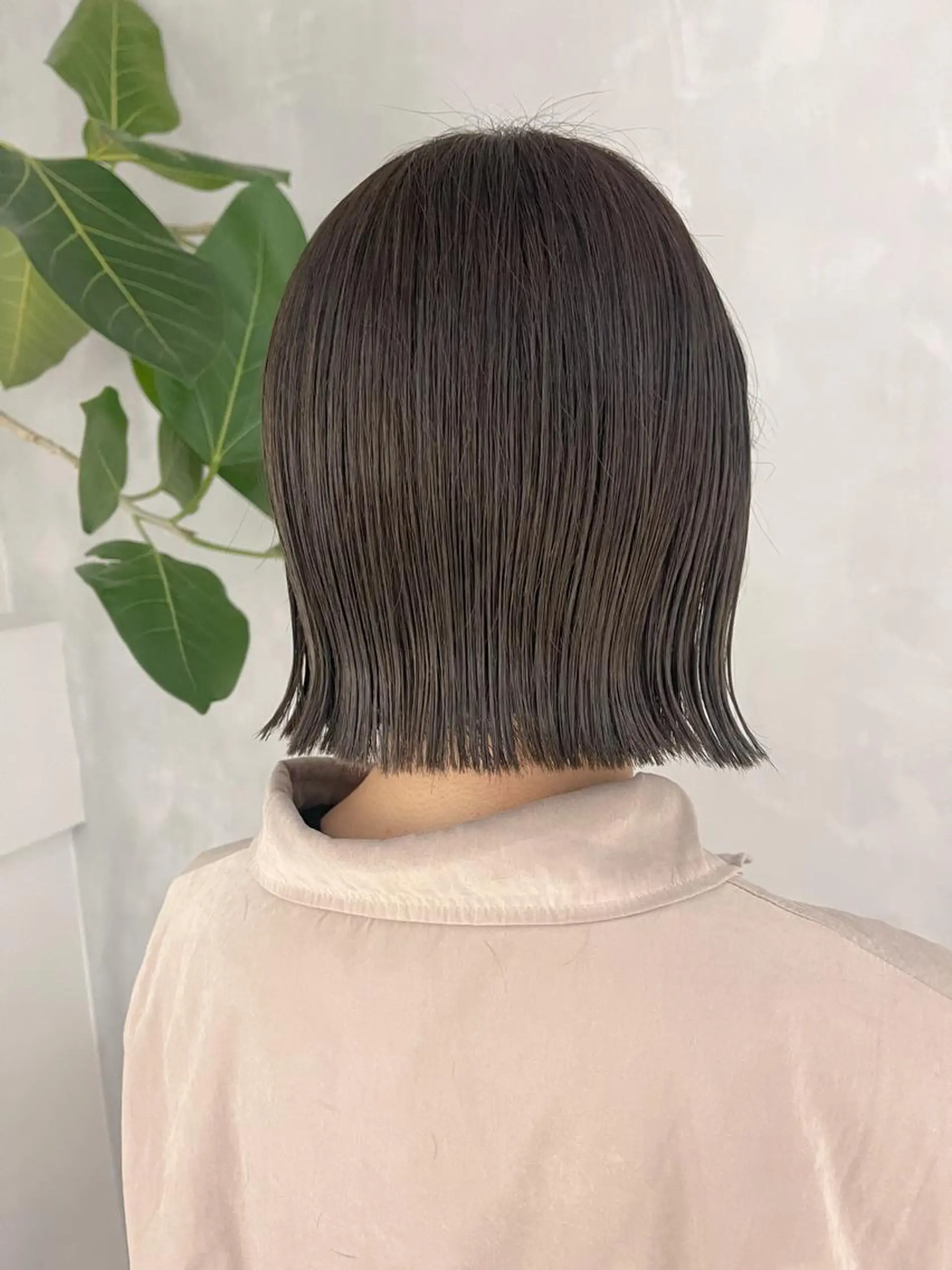 ミディアム カラー 切りっぱなしボブ ボブ 川本 裕🌿のヘアスタイル