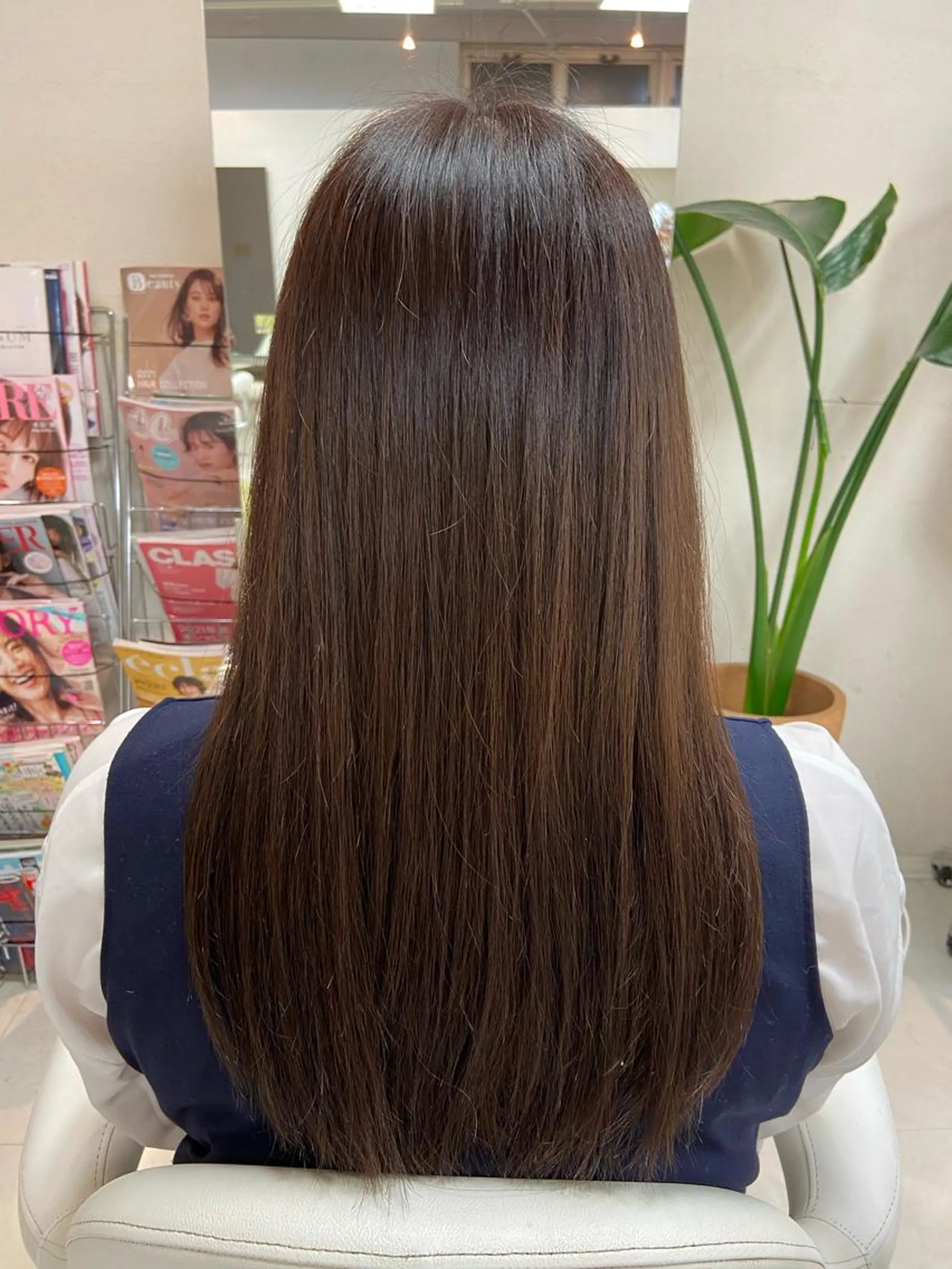 ロング カラー ブリーチ 菊地 美憂のヘアスタイル