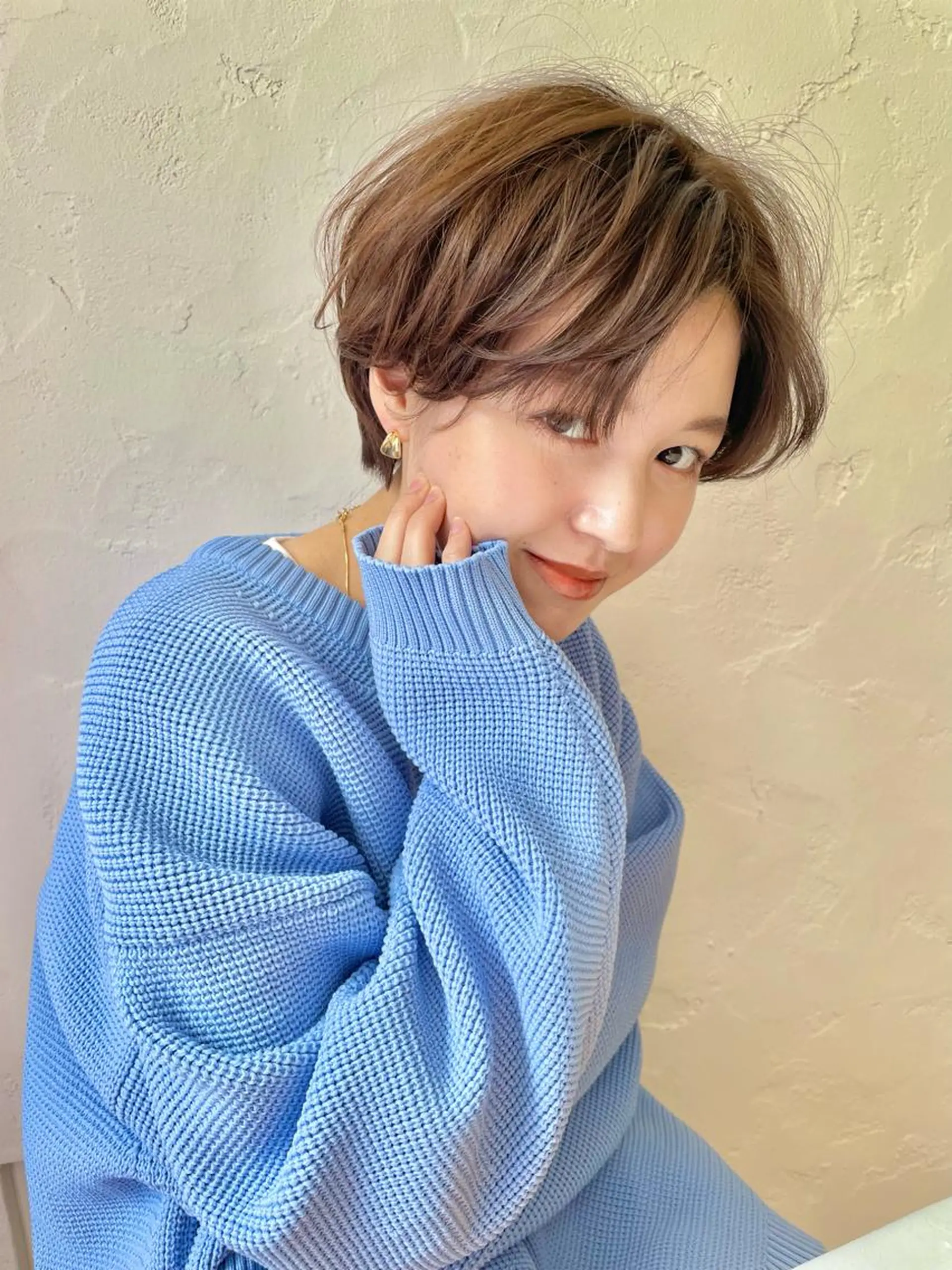 ショート カット パーマ ショート ボブ 梅田 木戸健人のヘアスタイル