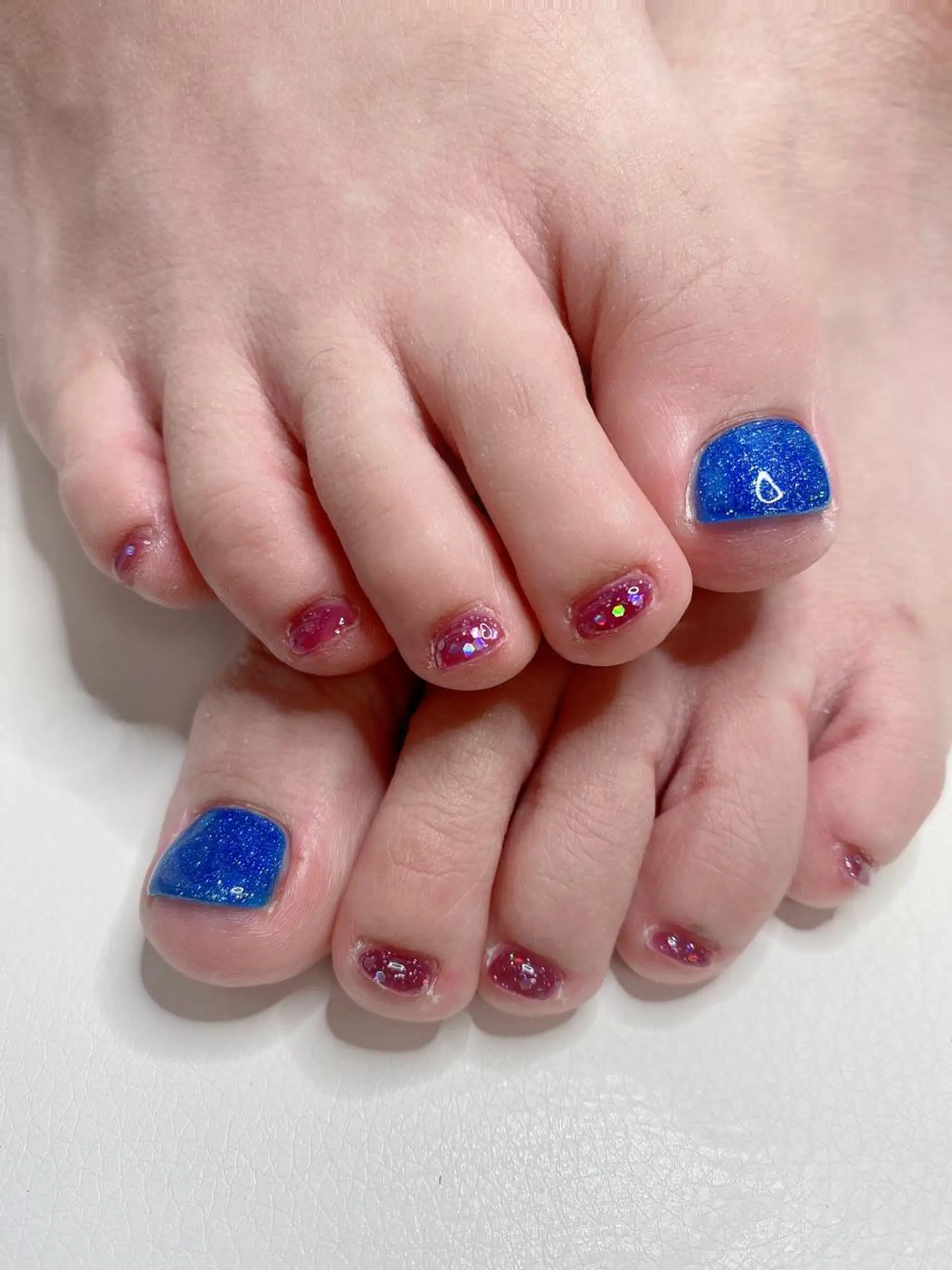 ネイル フットネイル ワンカラーネイル Jasmine nailsalon所属・ジャスミン ネイルサロンのネイルデザイン