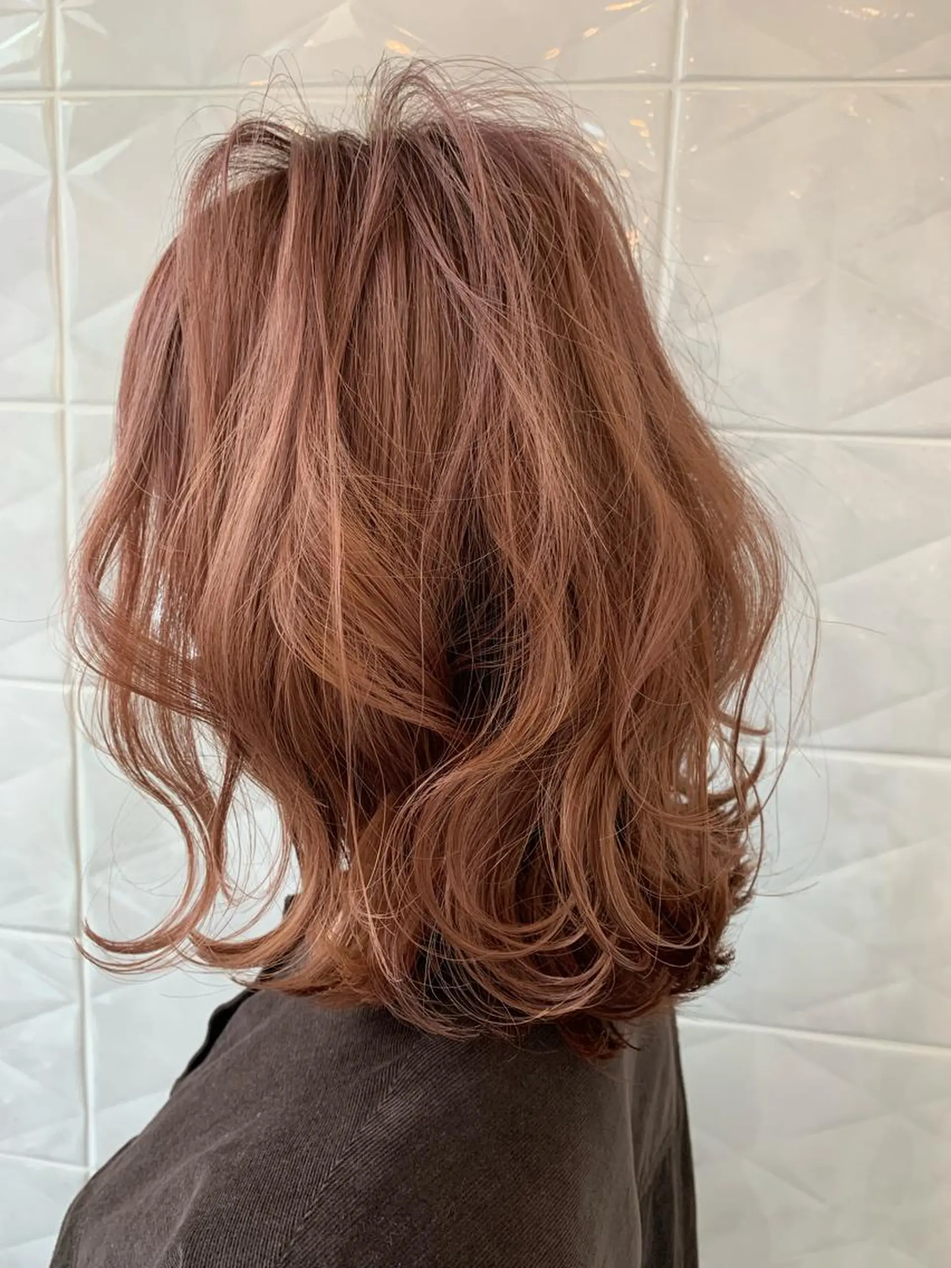 ミディアム LucksiMie ginza  明松のヘアスタイル