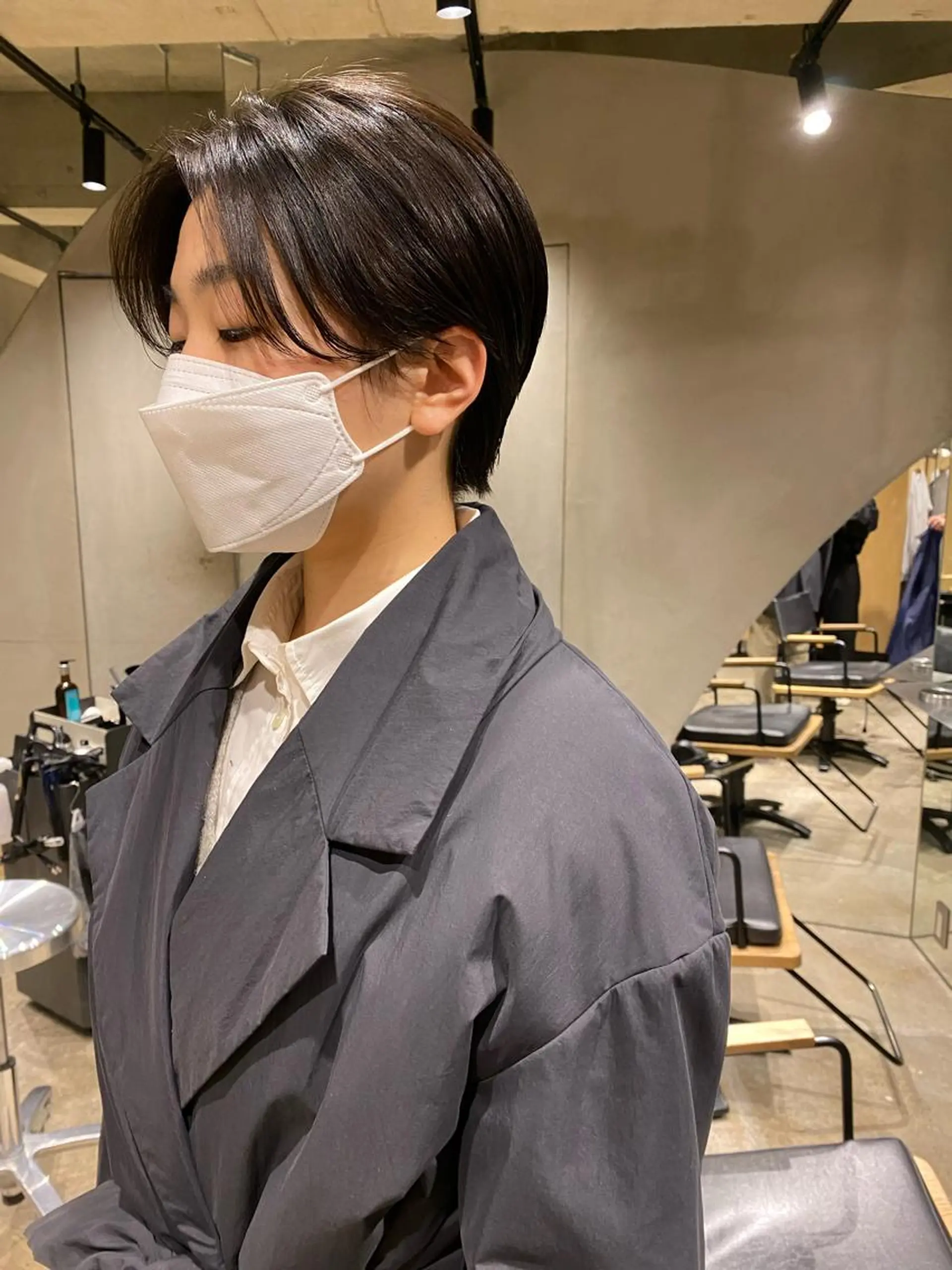 ショート ハンサムショート ショートヘア カット hemm,hemm.所属・ショート・ボブ MIKUのヘアスタイル