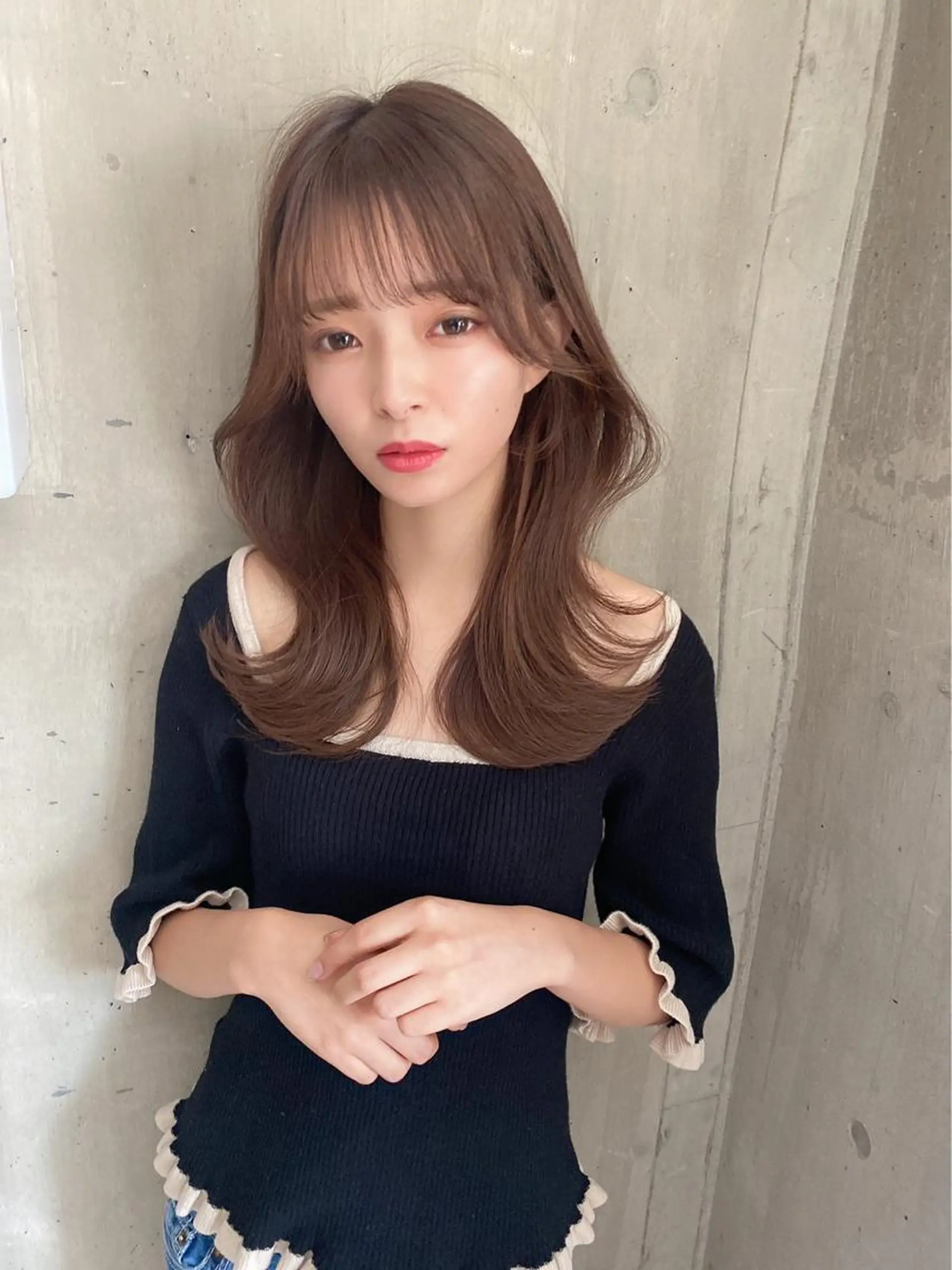 ロング カラー バレイヤージュ ブリーチ ケアブリーチ ダブルカラー ハイライトカラー 美髪/カラー 美容院🌈渡辺隼也のヘアスタイル