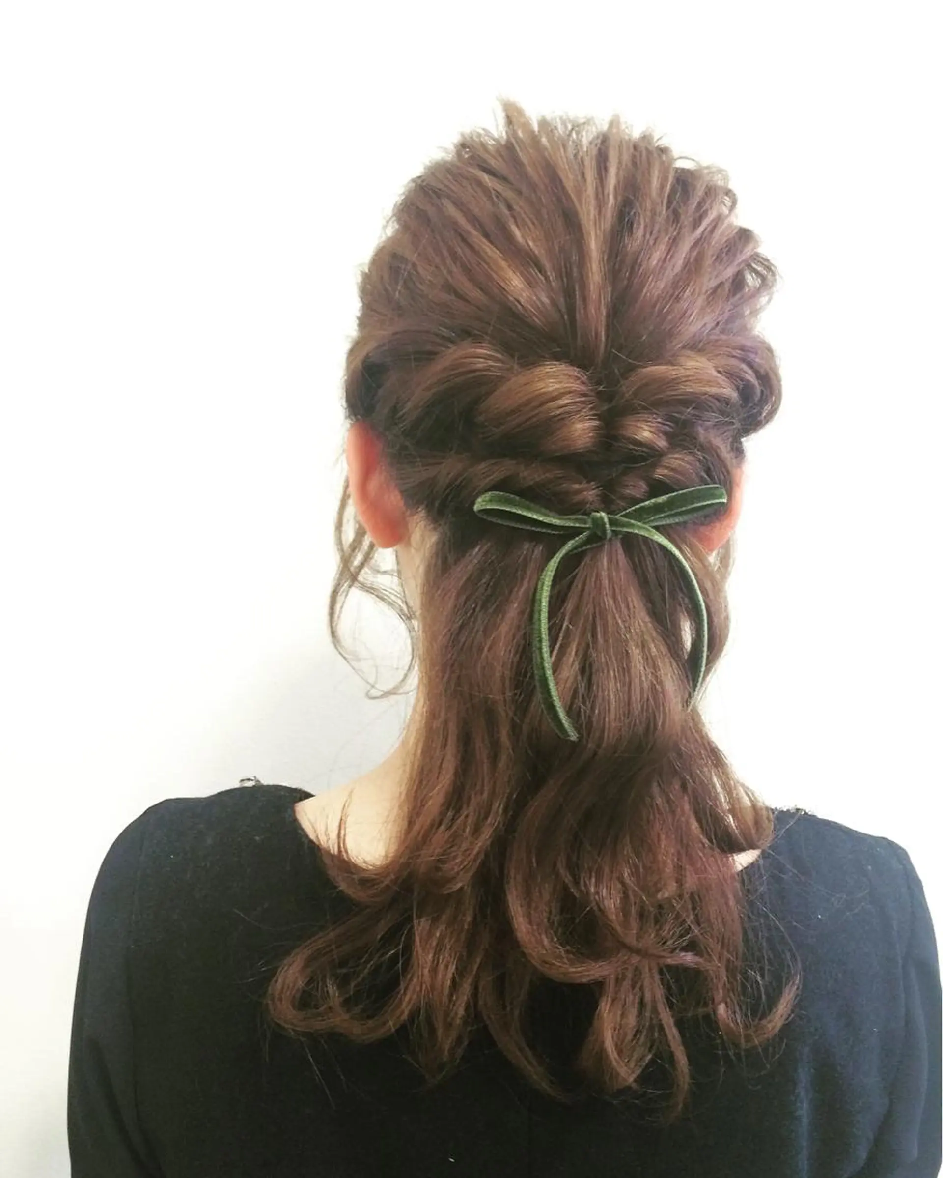 セミロング ロング ヘアアレンジ 沢田 瞳のヘアスタイル