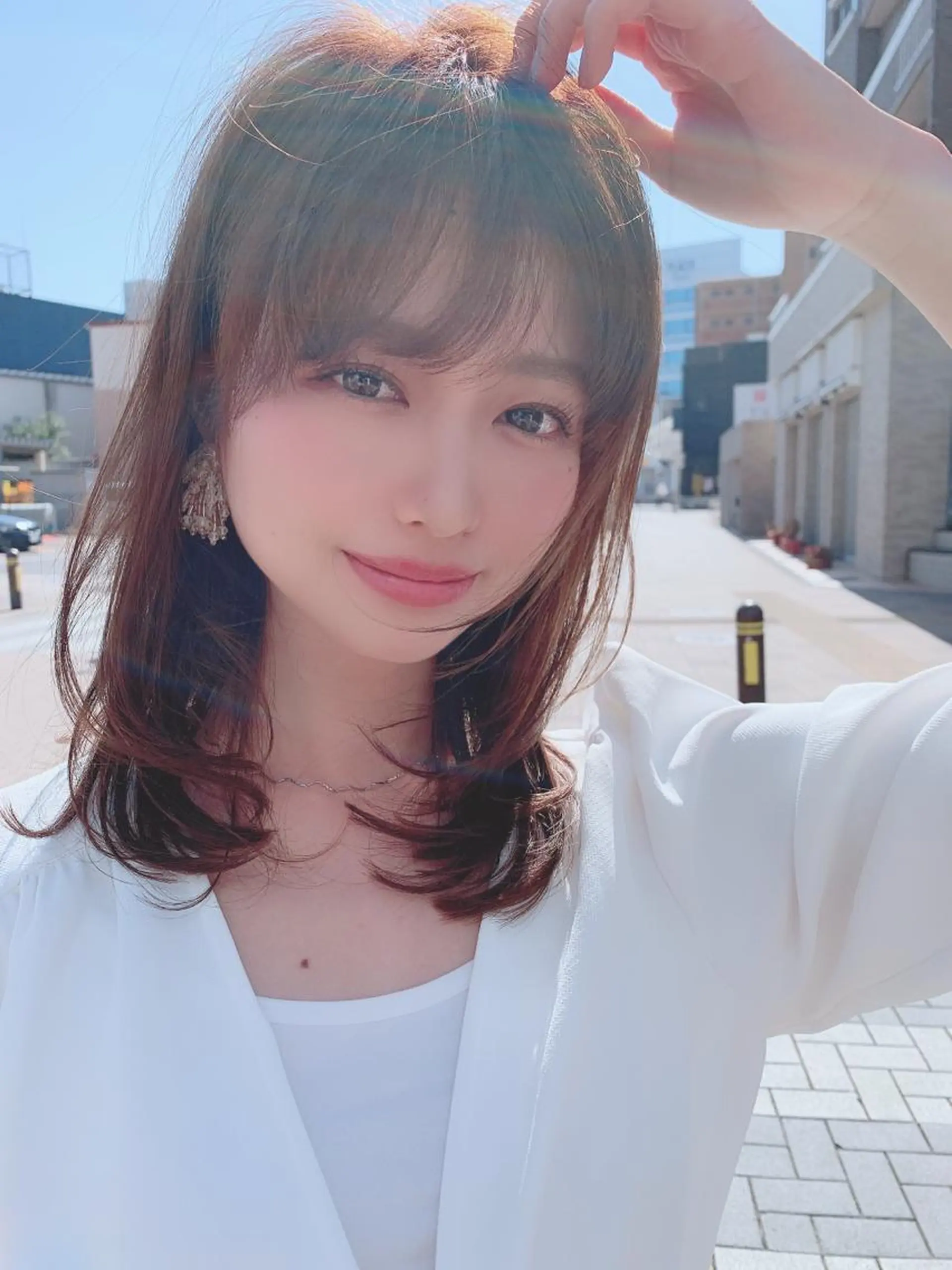 ミディアム カラー 明るい白髪染め専門店兵庫駅前店所属・山口 一馬のヘアスタイル