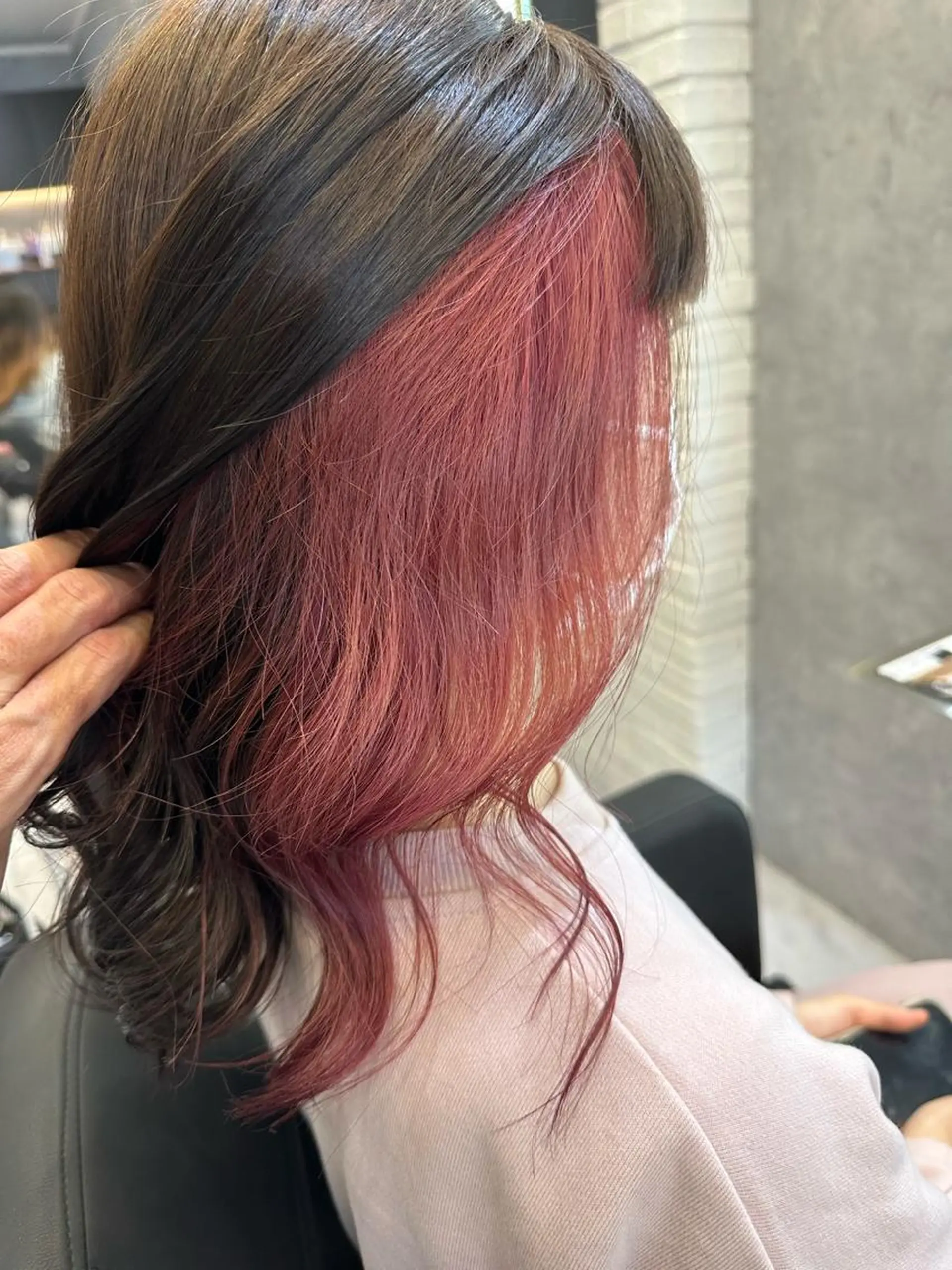 ミディアム カラー ブリーチ デザインカラー ハイライトカラー ハイトーンカラー インナーカラー ヘアカラー 透明感/ブリーチ縮毛 /髪質改善/星野純一のヘアスタイル