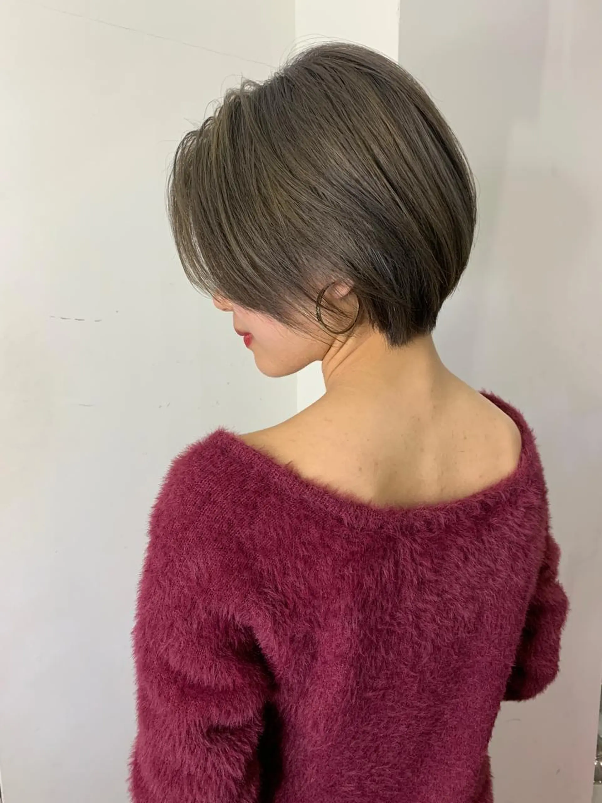 ショート カラー ハンサムショート ショートヘア エクステ（レミー毛） NINEのヘアスタイル