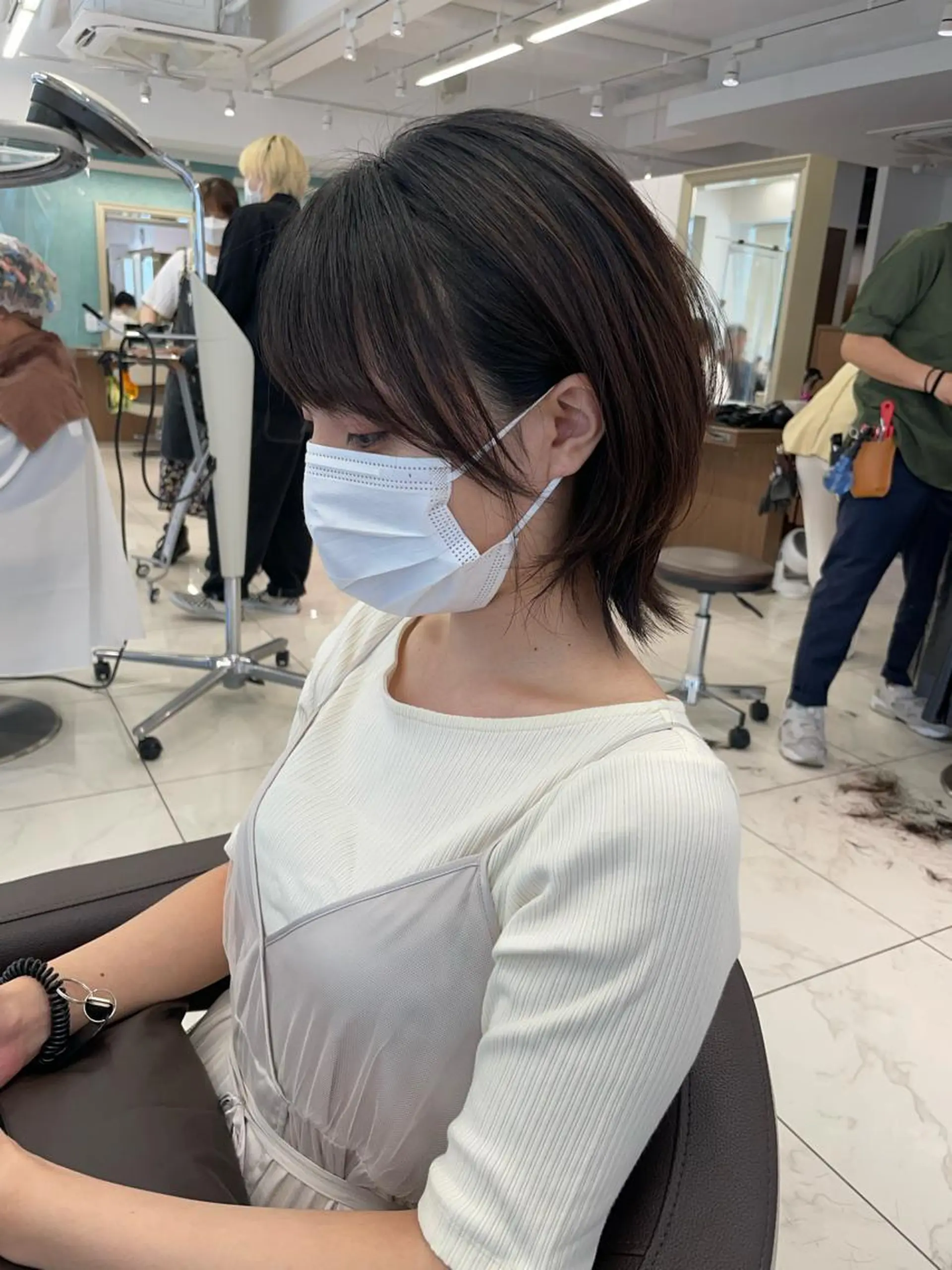 ミディアム カラー カット ヘアカラー 福島成美/髪質改善 縮毛矯正/カラーのヘアスタイル